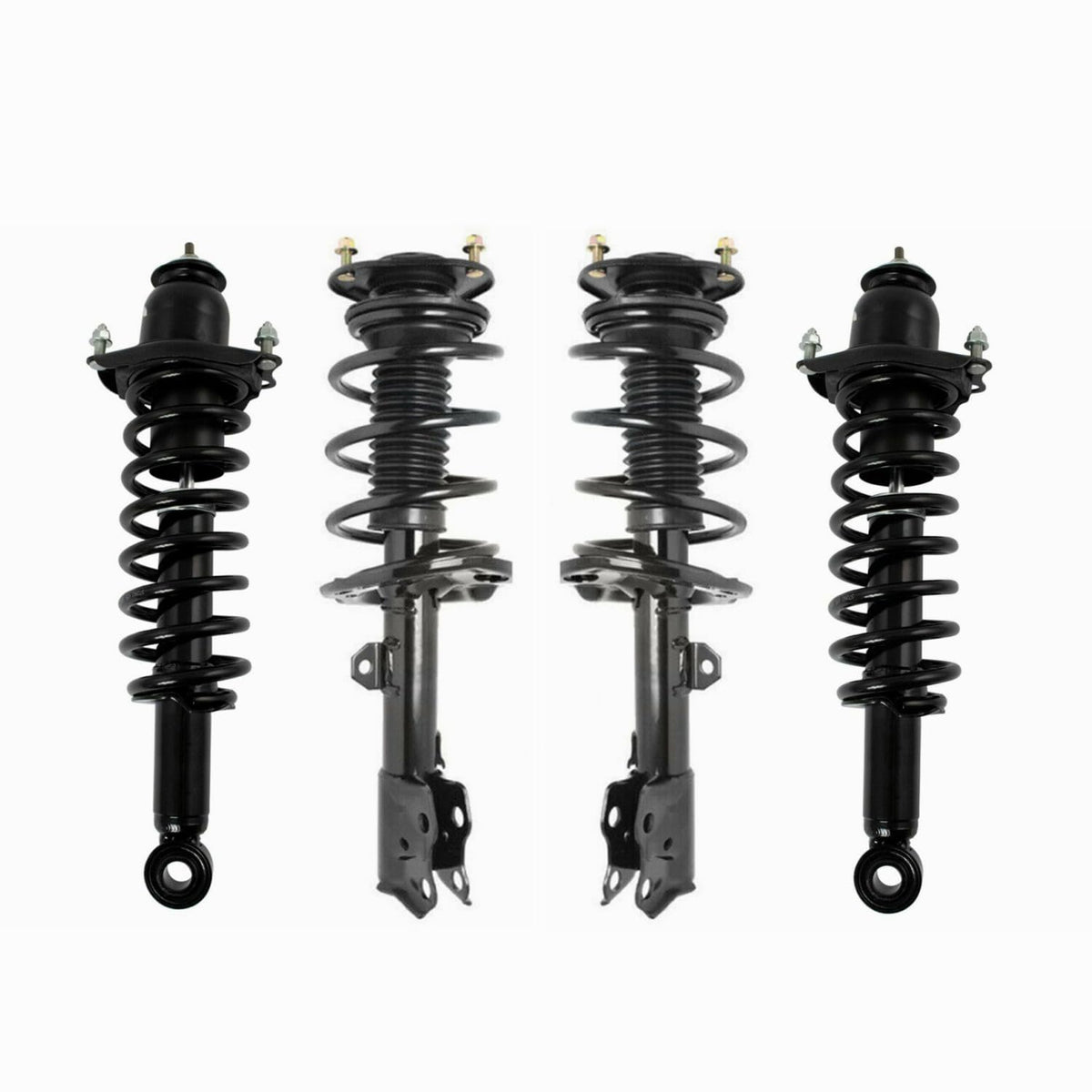 Maxfavor 4Pc Front & Rear Strut for Toyota Corolla 1.8L L4 2014-2019, 172991L 172991R Suspension Shock Absorber Strut w/Coil Spring Assembly