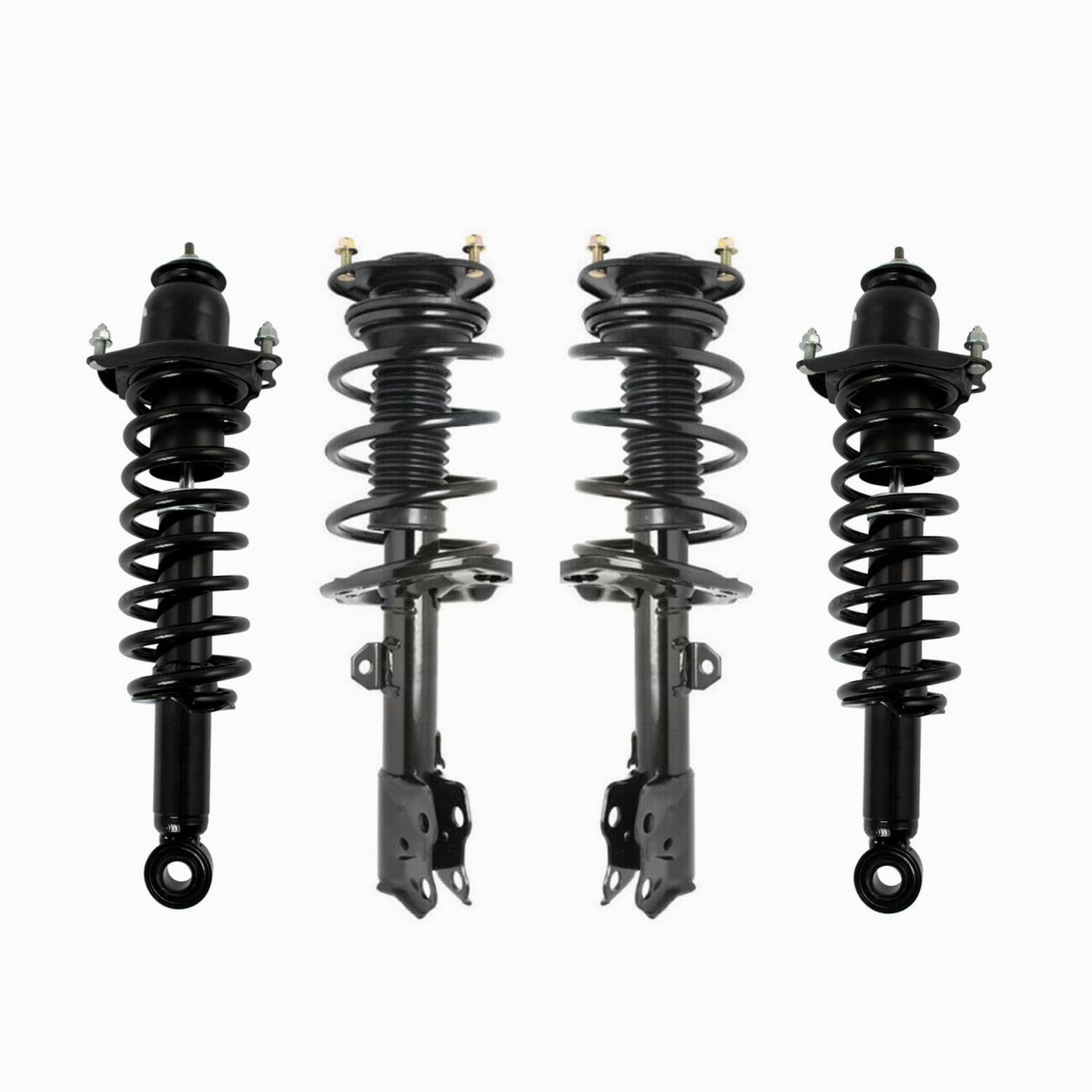 Maxfavor 4Pc Front & Rear Strut for Toyota Corolla 1.8L L4 2014-2019, 172991L 172991R Suspension Shock Absorber Strut w/Coil Spring Assembly
