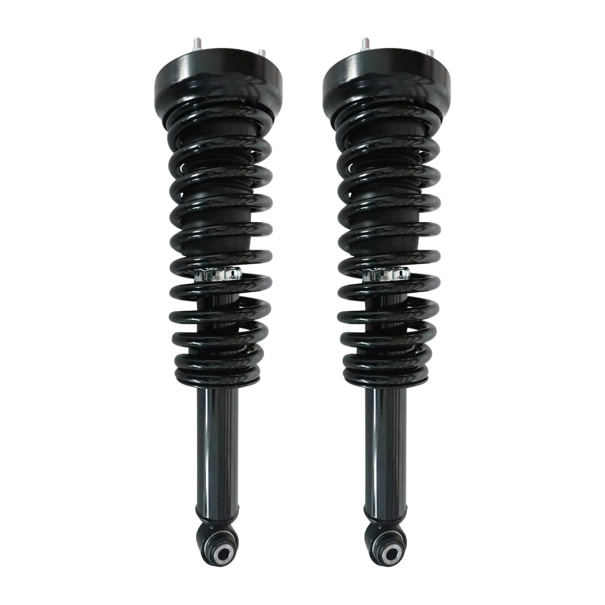 Maxfavor Pair of Rear Shock Absorbers and Struts Complete Assembly with Coil Spring Compatible with Jaguar XJ8/XJR/Super V8/Vanden Plas 2004-2010, Replacement for 1345936