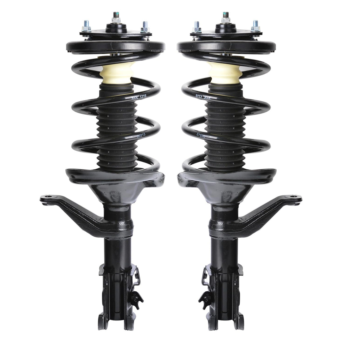 Maxfavor Front Complete Struts and Shocks Assembly Pair Compatible with Honda CR-V 2002-2006 2.4L, Replacement for 172143 172144