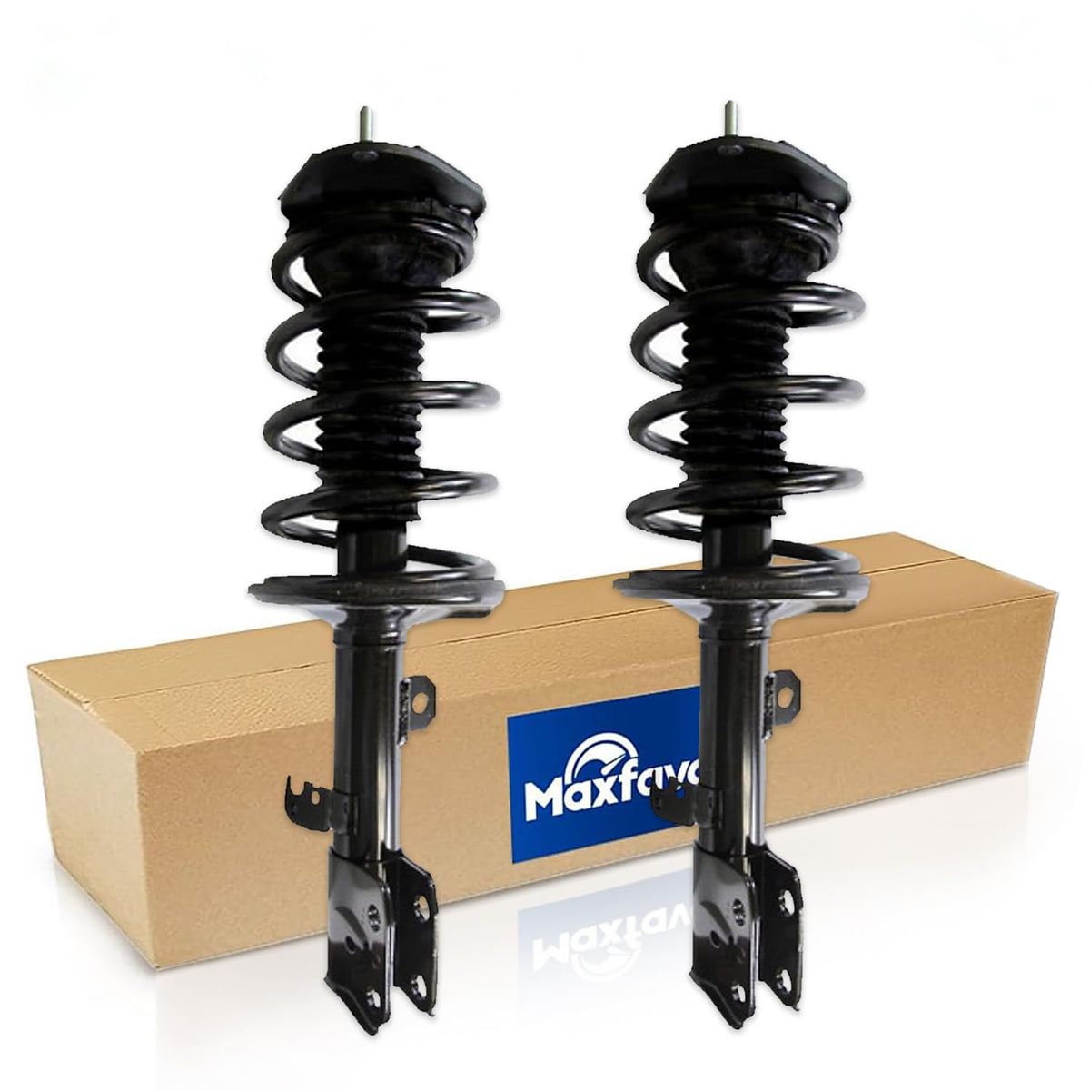 Maxfavor Front Struts Assembly Pair, Complete Shock Absorbers and Coil Spring Compatible with 2009-2013 Toyota Corolla, 2011-2013 Toyota Matrix, OE 472598 472597 (Set of 2)