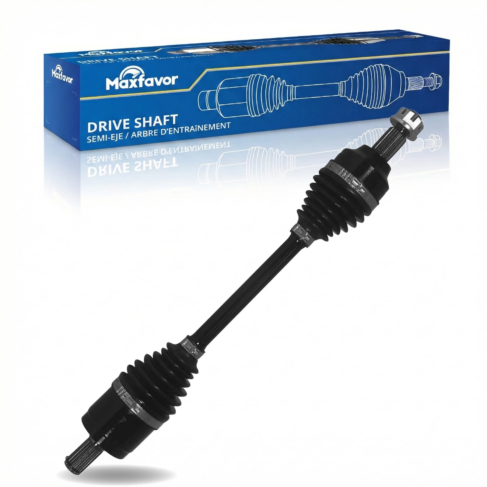 Maxfavor CV Axle Rear Compatible with 2019 Honda TRX500FM6 FourTrax Foreman Rubicon EPS, 2015-2019 Honda TRX500FM1 FourTrax Foreman 4x4, Rear Left Right Side CV Axle Joint Shaft Assembly