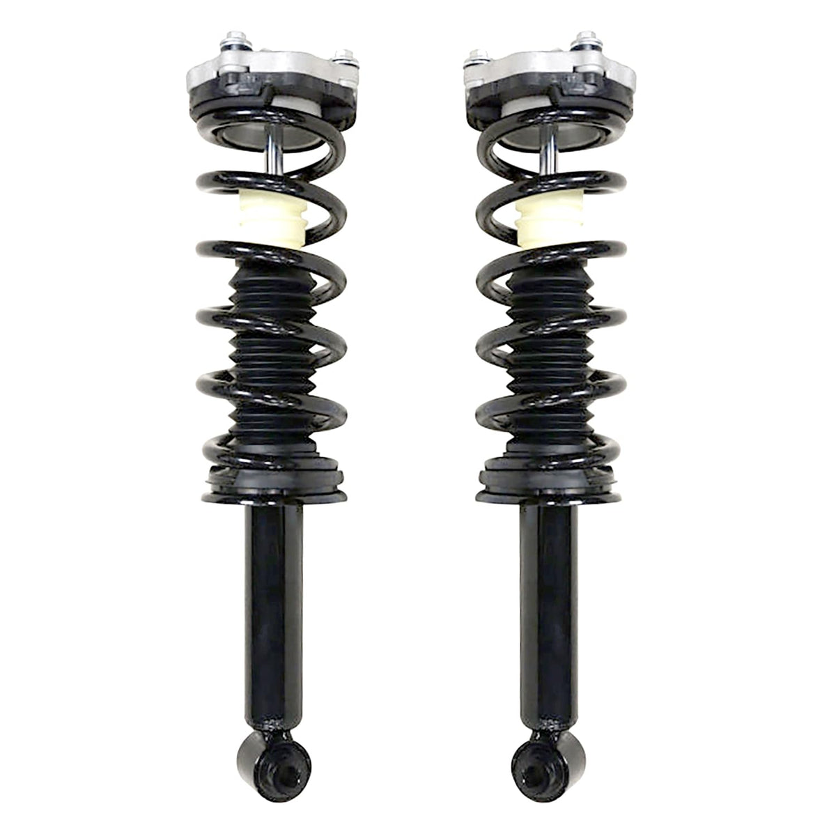 Maxfavor Pair of Rear Shock Absorbers and Struts Complete Assembly with Coil Spring Compatible with BMW X3 M40i 2018-2023 & X4 M40i 2019-2021, Replacement for 1355067L 1355067R