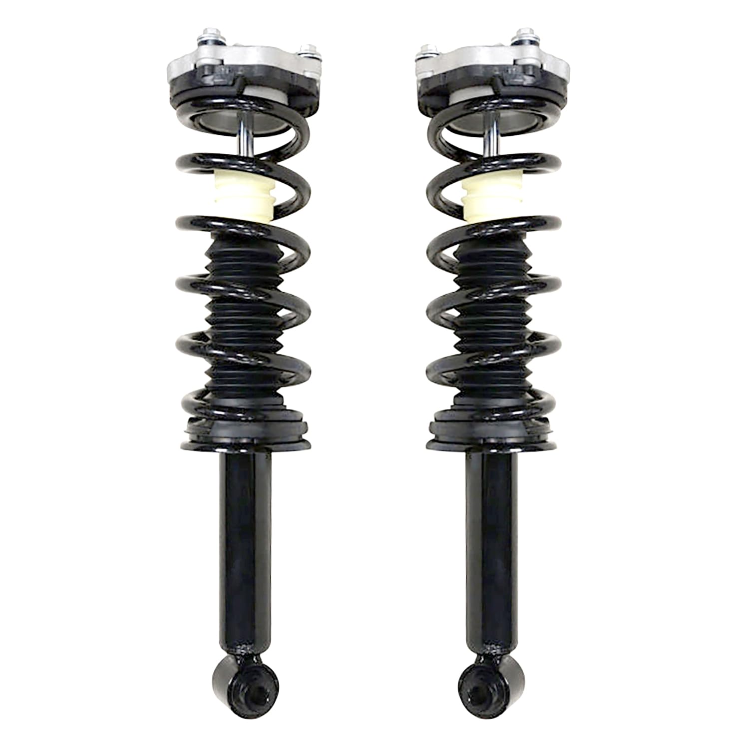 Maxfavor Pair of Rear Shock Absorbers and Struts Complete Assembly with Coil Spring Compatible with BMW X3 M40i 2018-2023 & X4 M40i 2019-2021, Replacement for 1355067L 1355067R