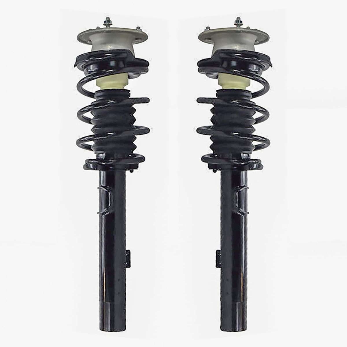 Maxfavor Pair of Front Shock Absorbers and Struts Complete Assembly with Coil Spring Compatible with BMW 135i Base Coupe 2008-2011, Replacement for 2335684L 2335684R