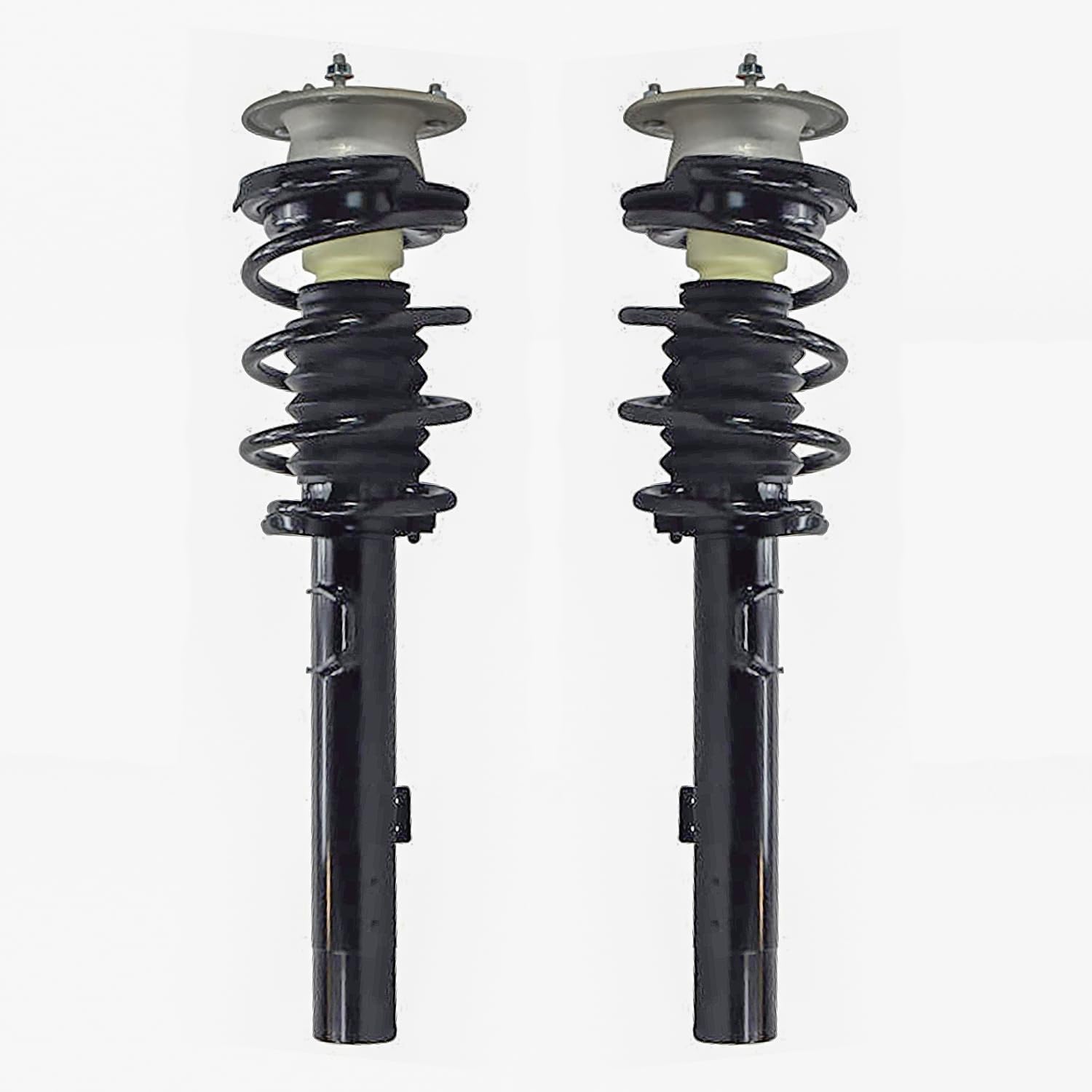 Maxfavor Pair of Front Shock Absorbers and Struts Complete Assembly with Coil Spring Compatible with BMW 135i Base Coupe 2008-2011, Replacement for 2335684L 2335684R