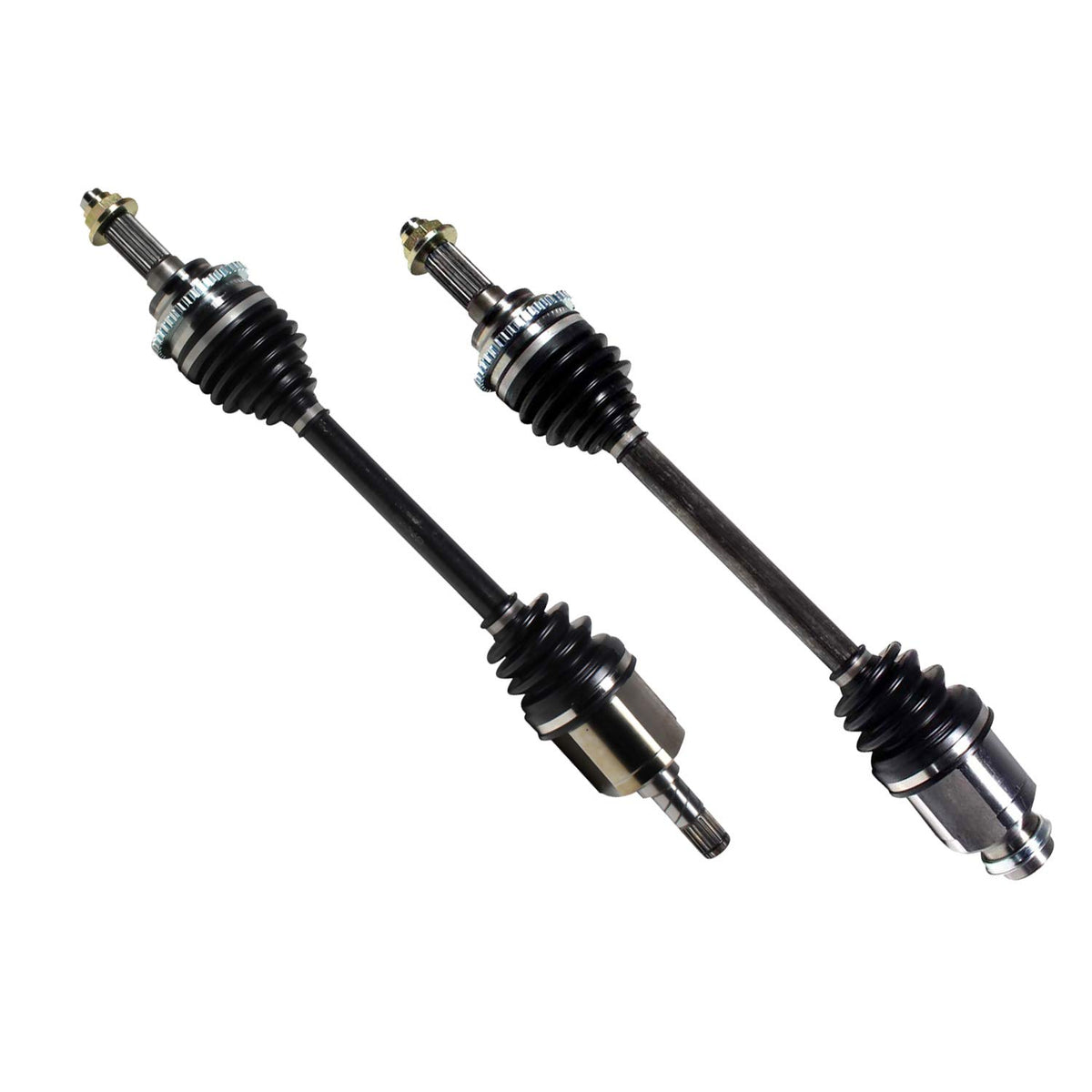 Front Pair CV Axle Shaft Assembly Compatible with 1999-2001 Protege L4-1.6L Manual Trans FWD CV Joint Replace F016-25-500A FA51-25-50X FA51-25-50XA FA51-25-50XR0B FA52-25-500 FA52-25-500A F016-25-500
