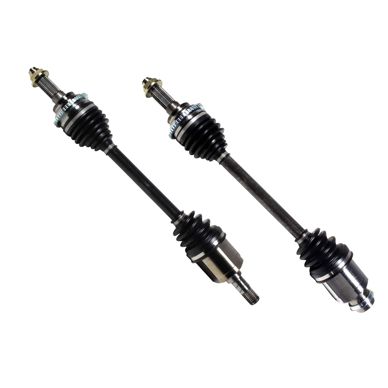 Front Pair CV Axle Shaft Assembly Compatible with 1999-2001 Protege L4-1.6L Manual Trans FWD CV Joint Replace F016-25-500A FA51-25-50X FA51-25-50XA FA51-25-50XR0B FA52-25-500 FA52-25-500A F016-25-500