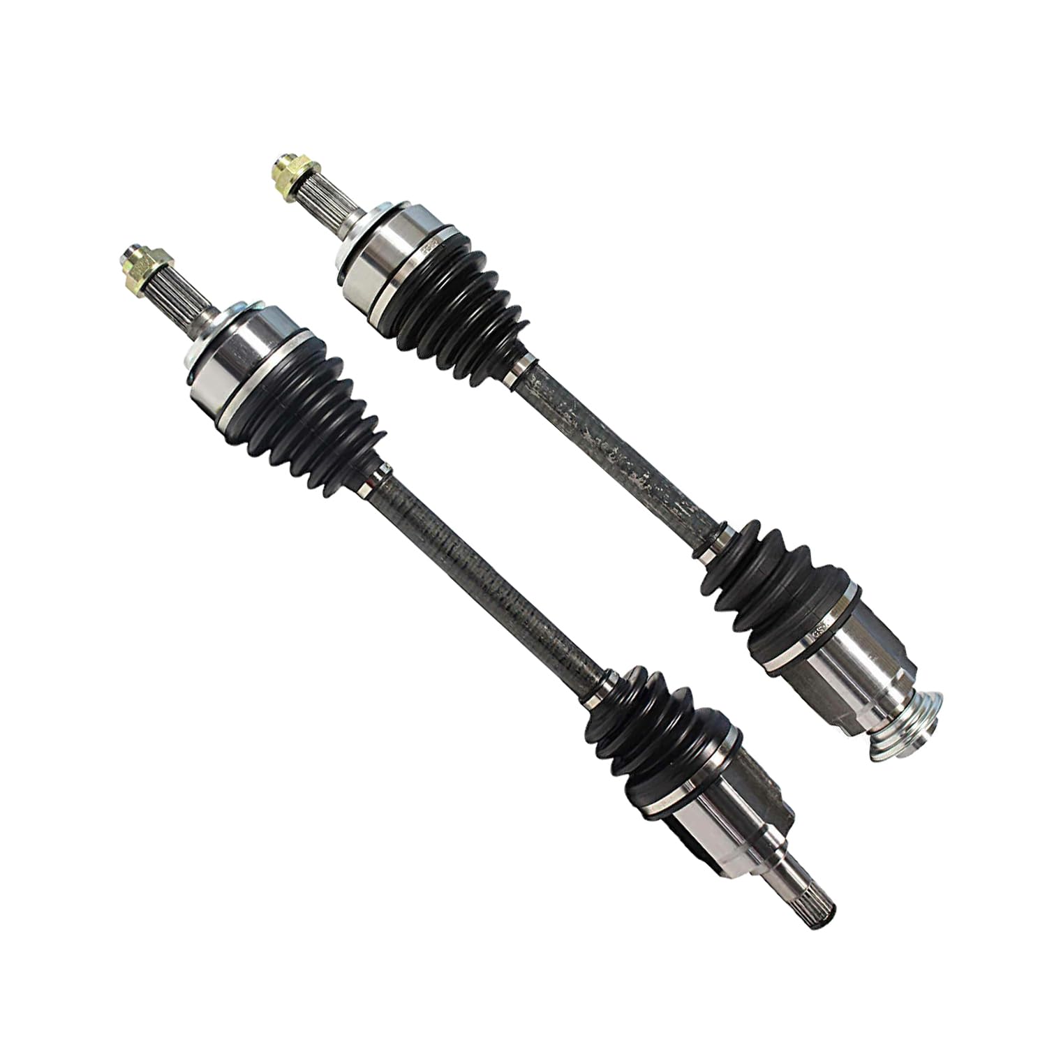 Front Pair CV Axle Shaft Assembly Compatible with 2009-2011 Fit FWD Auto Trans CV Joint Replace 44305-TK6-A01 44305-TK6-A10 44305-TK6-A11 44306-TK6-A00 44306-TK6-A01 44306-TK6-A50 44305-TK6-A00