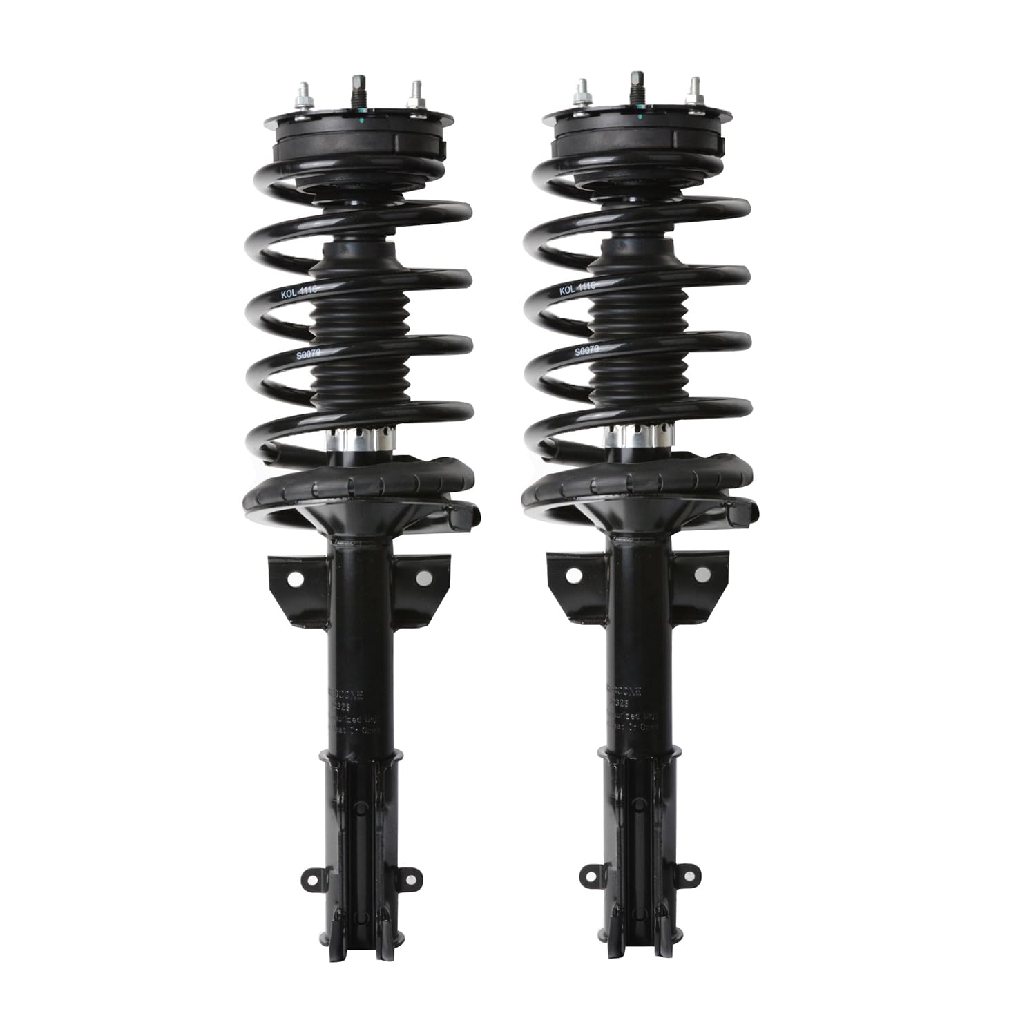 Maxfavor 2 Front Shock Absorbers Fit for Ford Mustang 2005-2010 Base GT Bullitt Models, Struts w/Coil Springs Replacement Ready Strut Shock OE 172138
