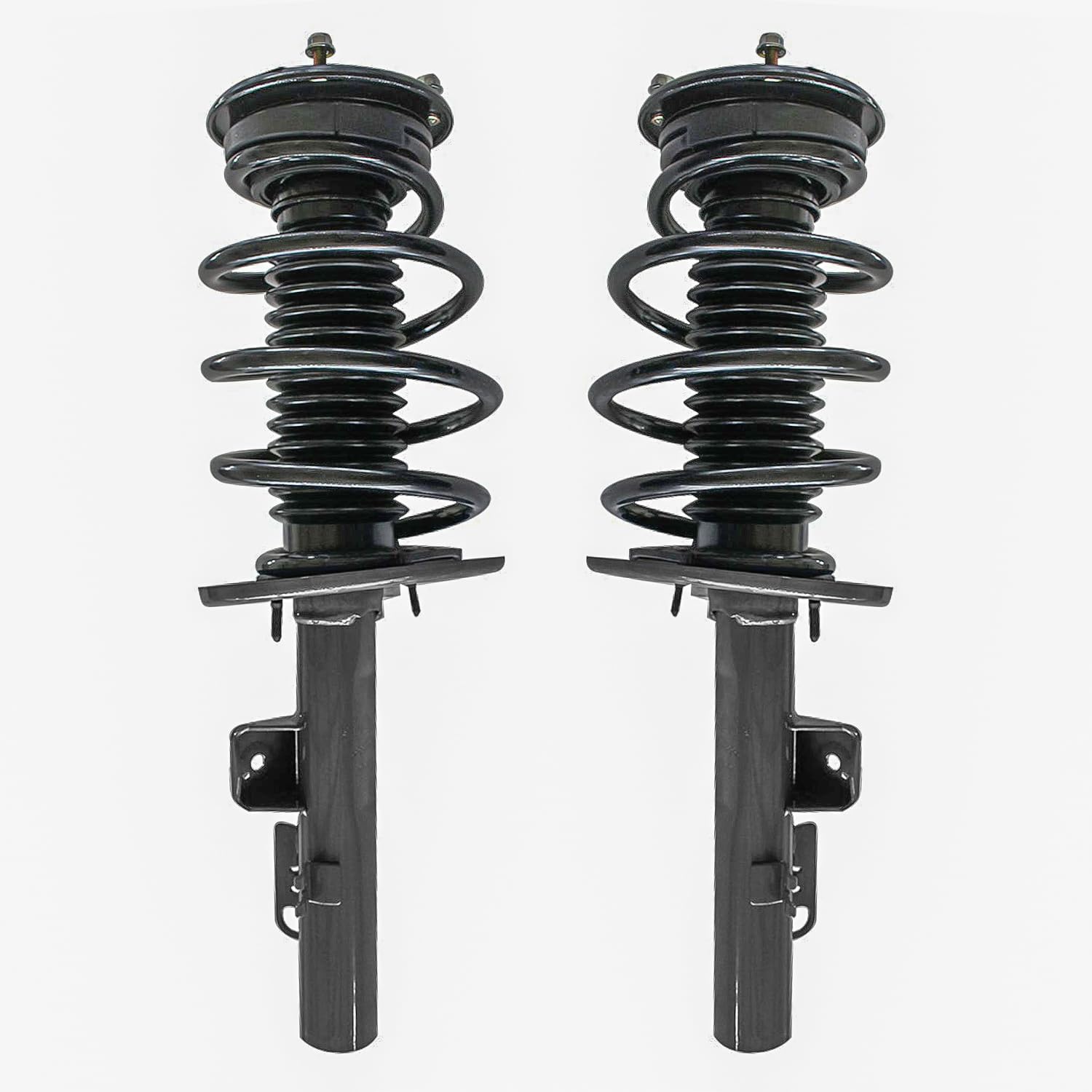 Maxfavor Pair of Front Shock Absorbers and Struts Complete Assembly with Coil Spring Compatible with Ford Taurus X 2008-2009, Replacement for 1335848L 1335848R