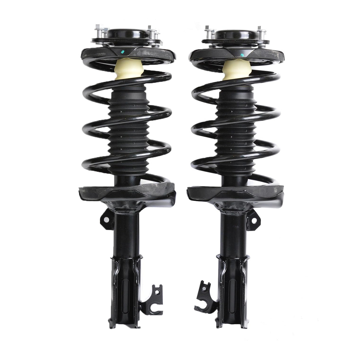Maxfavor Pair of Front Complete Shock Absorbers with Coil Spring Assembly Compatible with Mazda Protege 2000 2001 2002 2003, Replacement for Front Shocks Complete Assembly, 171424 171425
