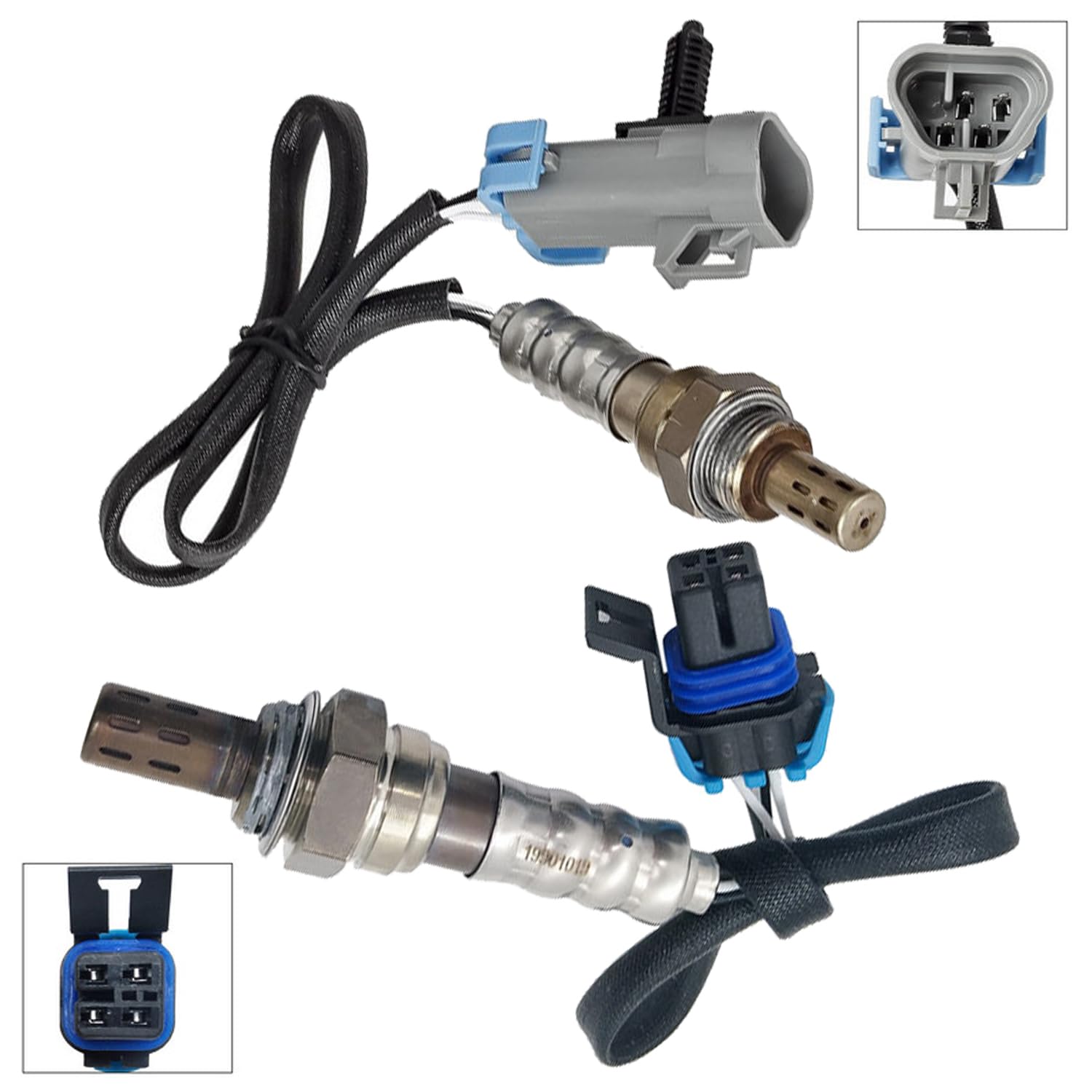 Maxfavor 234-4331 234-4348 Upstream Downstream O2 Oxygen Sensor Compatible with 2006 Isuzu i-350/i-280/Ascender, Buick Rainier, Saab 9-7x, GMC Envoy XL, Chevy Colorado/Trailblazer EXT 4.2L 2.8L 3.5L