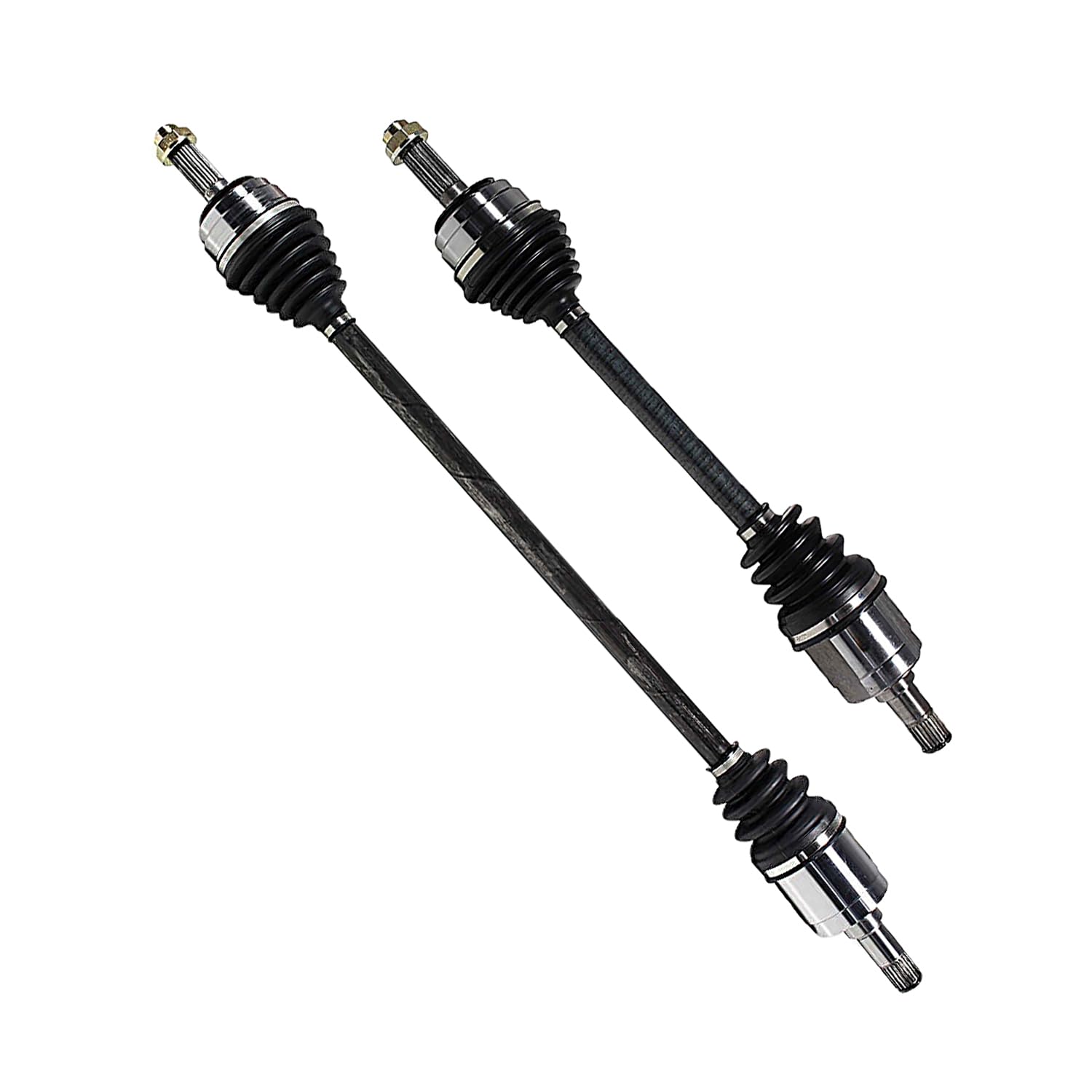 Front Pair CV Axle Shaft Assembly Compatible with Honda Models 1988-1991 CRX/Civic CV Joint Replace 20870388 66-4009 60-4009 7037N 80-3149 91673 94-6035 95-6114 HO-8-8554 HO-8071 19342752 19342833