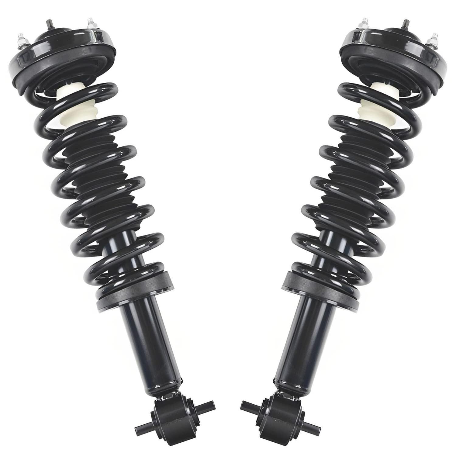 Maxfavor Pair of Front Shock Absorbers and Struts Assembly with Coil Spring, Compatible with Ford F-150 4WD 2015-2020, Complete Struts Front Pair, Replacement for OE 173032L 173032R