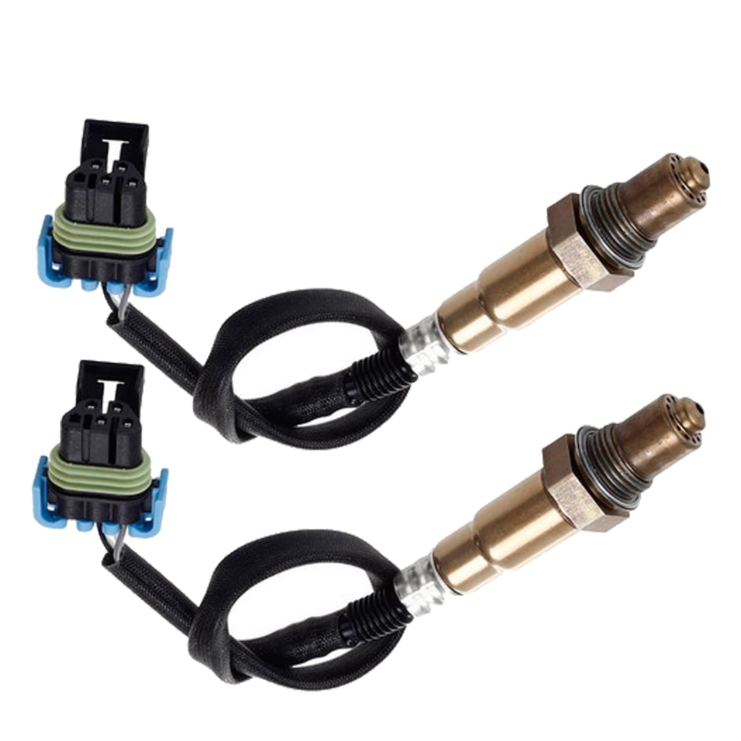 Maxfavor 2Pcs 234-4815*2 Upstream Downstream O2 Oxygen Sensor Compatible with 2010-2016 Buick LaCrosse&Cadillac SRX&GMC Terrain, 2010-2017 chevy Equinox/Impala/Captiva Sport, 2011 Saab 9-4X 3.0L 3.6L