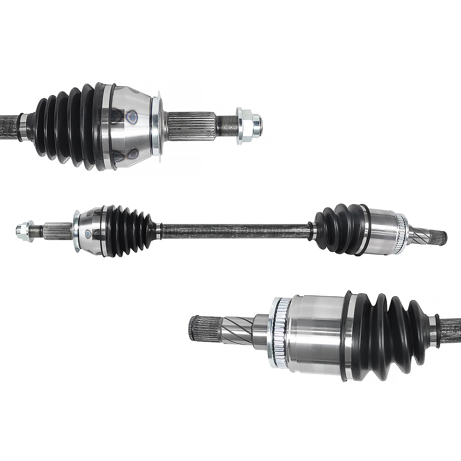 MAXFAVOR Pair(2) Rear CV Axle Joint Shaft Assembly Compatible with 2012-2013 INFINITI M35h V6 3.5L RWD, Rear Left Right Side