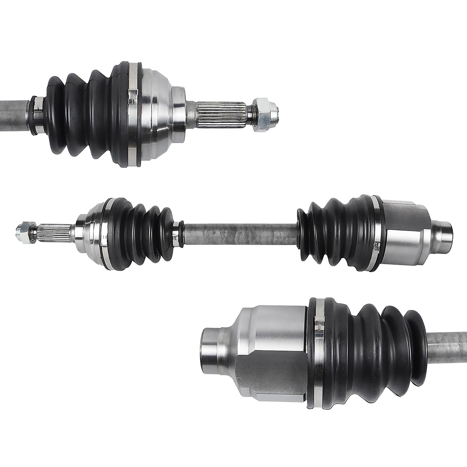 MAXFAVOR Pair(2) Front CV Axle Joint Shaft Assembly Compatible with 1988-1989 Mazda 323 L4 1.6L AWD/FWD, Driver & Passenger (Left Right)
