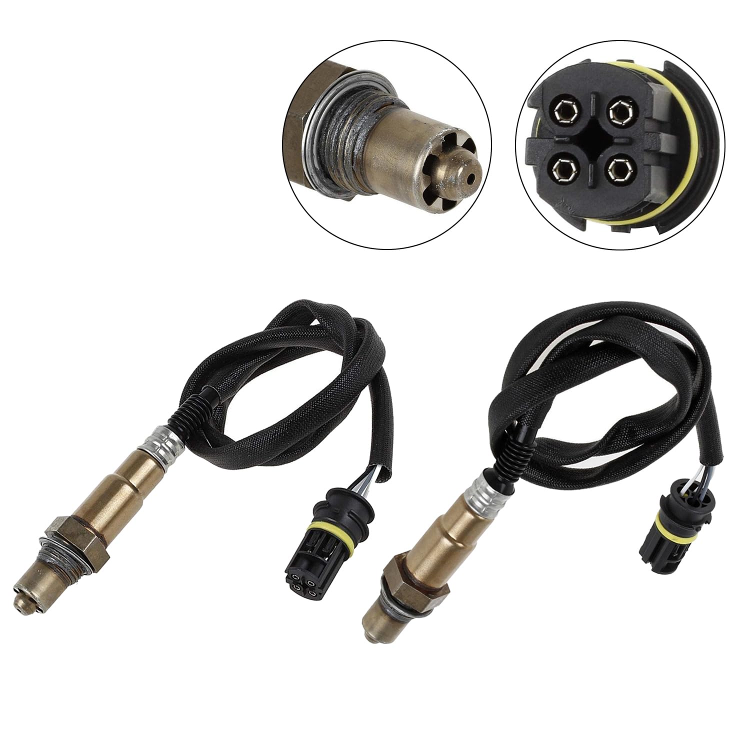 Maxfavor 2Pcs 234-4897 234-4893 Upstream Downstream O2 Oxygen Sensor Compatible with 2001-2003 Mercedes-Benz CLK320 3.2L, 2001-2003 Mercedes-Benz CLK430 4.3L, 2001-2002 Mercedes-Benz CLK55 AMG 5.5L