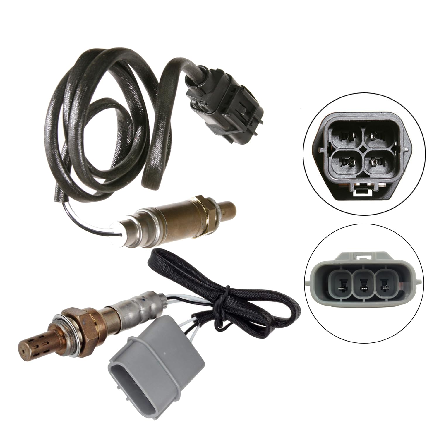 Maxfavor 2Pcs 234-3109 234-4776 Upstream Downstream O2 Oxygen Sensor Compatible with Nissan Sentra 2000 1.8L, Nissan Sentra 2001 1.8L Oxygen O2 Sensor