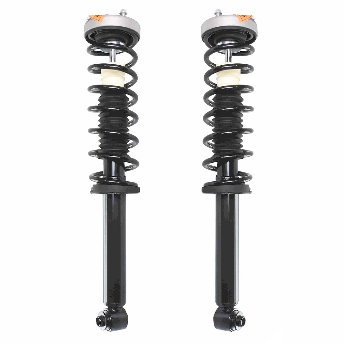 Maxfavor Pair of Rear Shock Absorbers and Struts Complete Assembly with Coil Spring Compatible with BMW 525i/530i 2004-2007 & 528i/535i 2008-2010, Replacement for 172747 172746