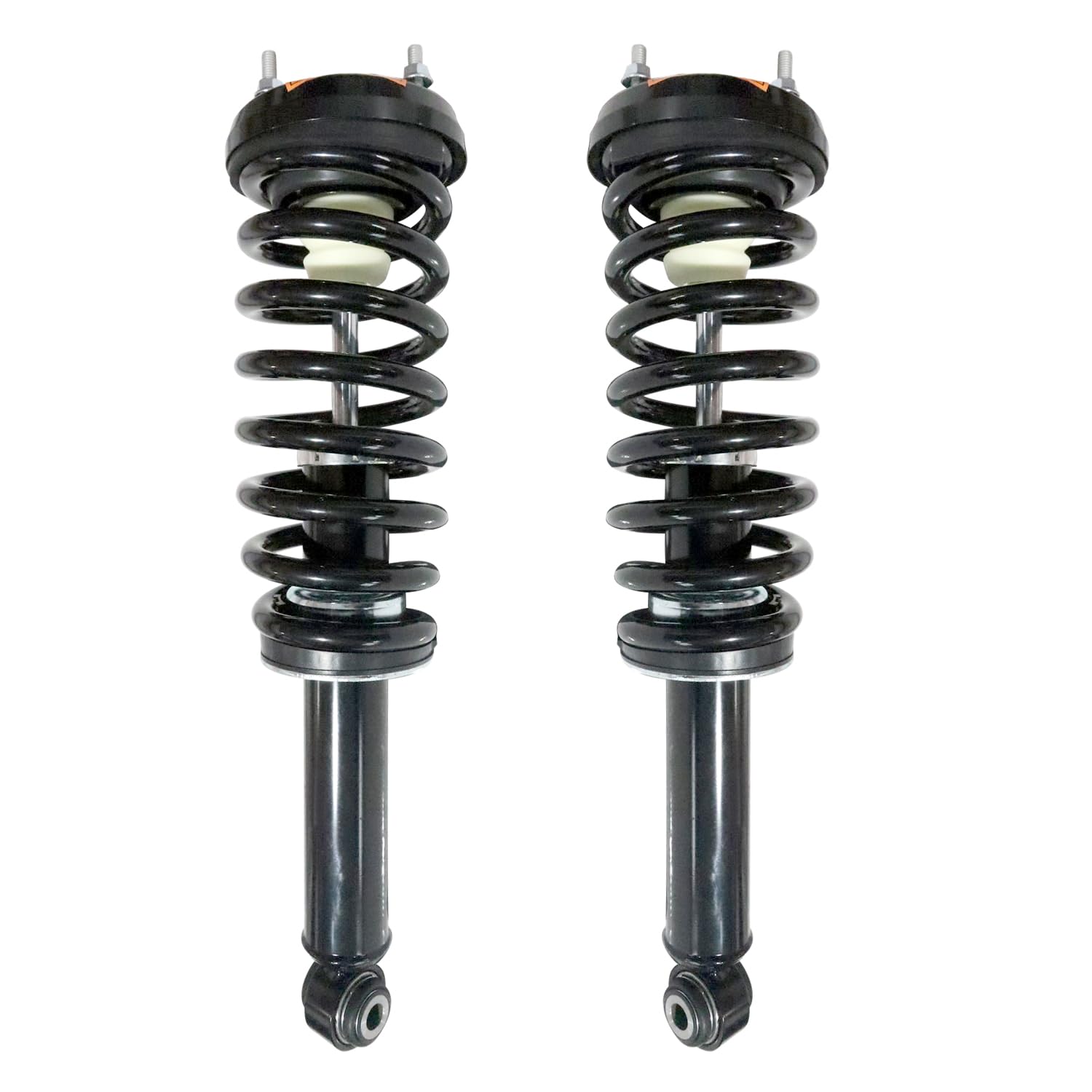Maxfavor Pair of Rear Shock Absorbers and Struts Complete Assembly with Coil Spring Compatible with Jaguar S-Type 2000 2001 2002, Replacement for 171367L 171367R