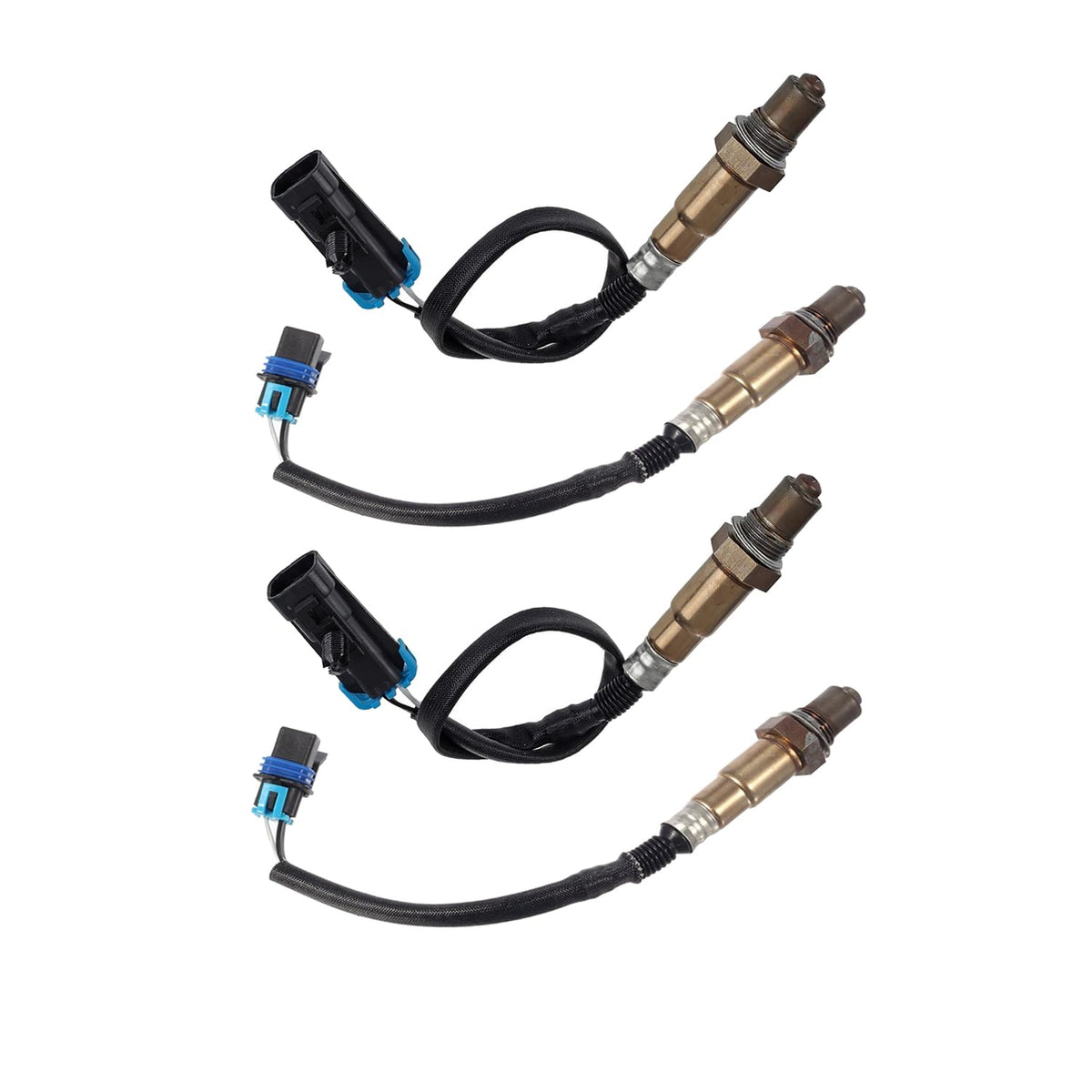 Maxfavor 4Pcs 234-4819 * 2 234-4818 * 2 Upstream Downstream O2 Oxygen Sensor Compatible with Cadillac SRX 3.6L 2007 2008 2009 O2 Sensor