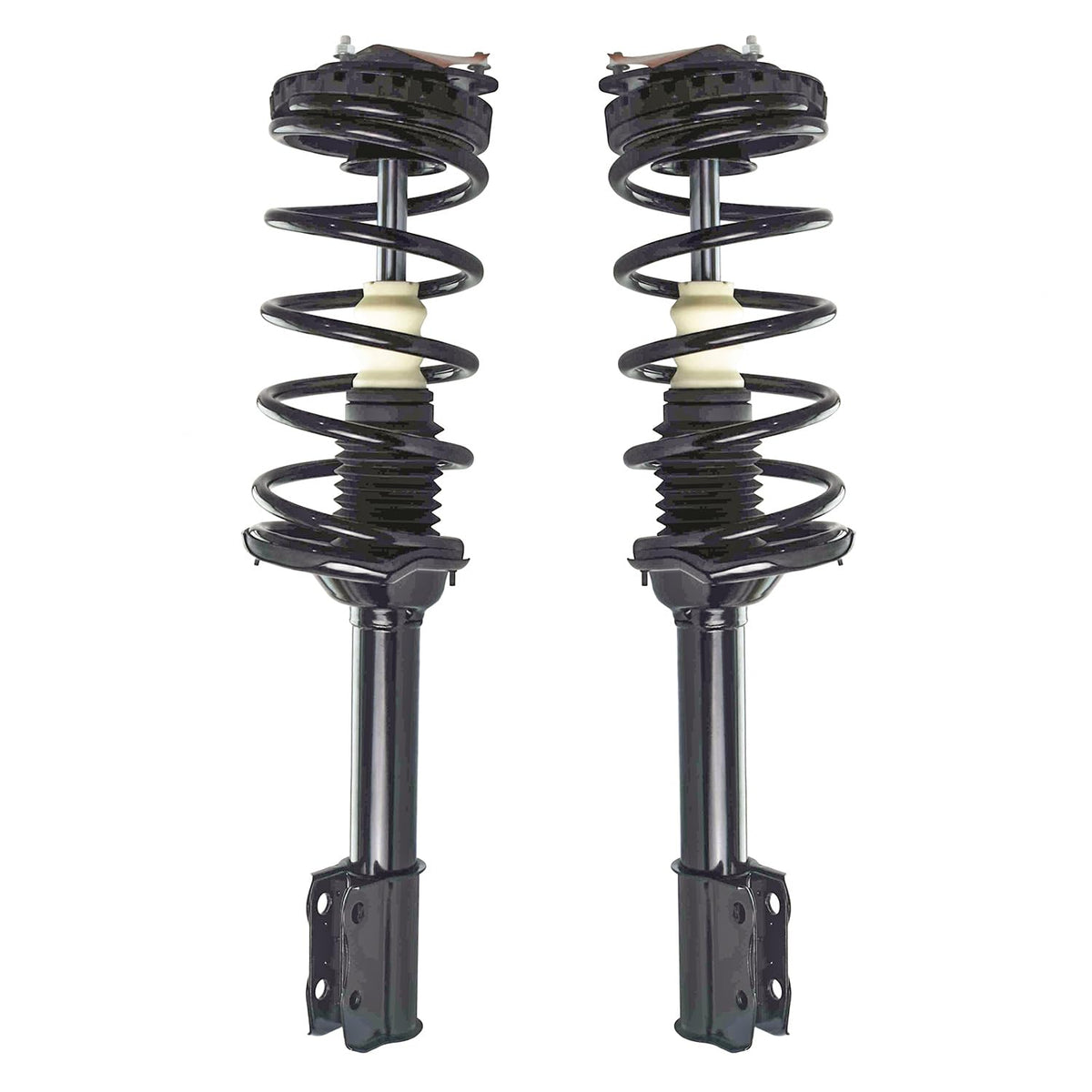 Maxfavor Pair of Rear Shock Absorbers and Struts Complete Assembly with Coil Spring Compatible with Subaru Forester 1998 1999 2000 2001 2002, Replacement for 171411 171410