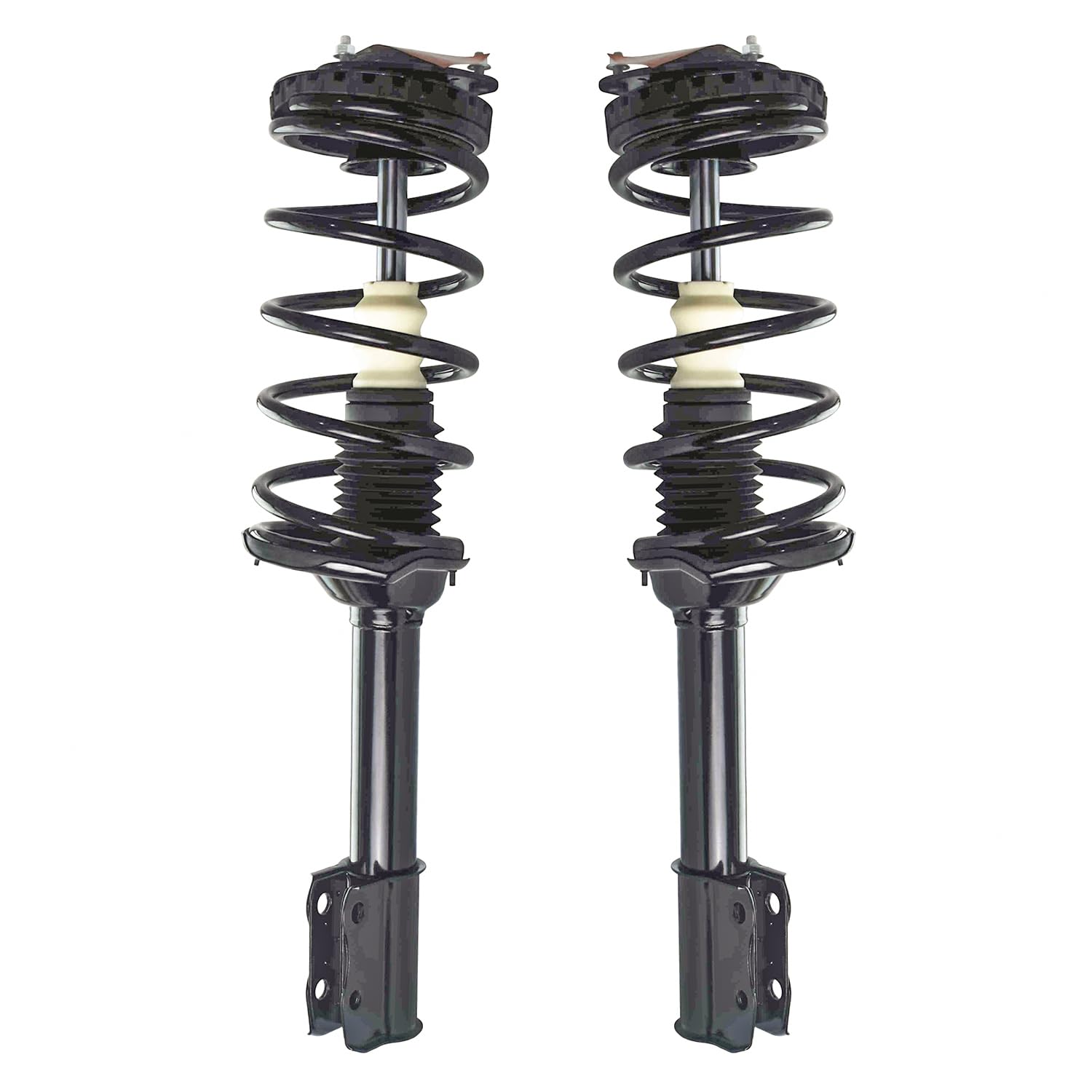 Maxfavor Pair of Rear Shock Absorbers and Struts Complete Assembly with Coil Spring Compatible with Subaru Forester 1998 1999 2000 2001 2002, Replacement for 171411 171410
