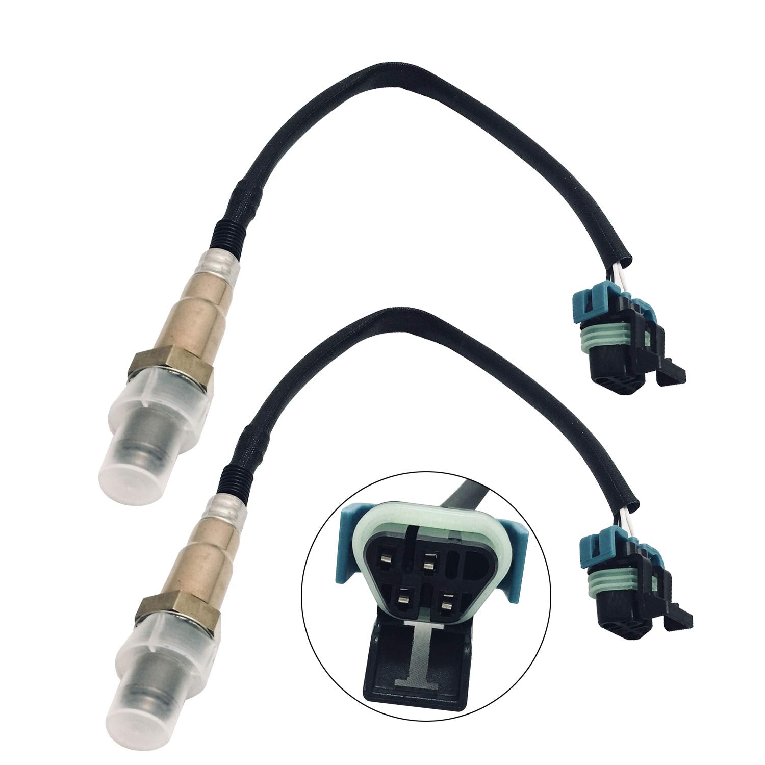 Maxfavor 2Pcs 234-4441 * 2 Upstream O2 Oxygen Sensor Compatible with 2013-2015 Cadillac ATS, 2010-2015 Cadillac CTS, with 2010-2015 Chevy Camaro 3.6L Oxygen O2 Sensor