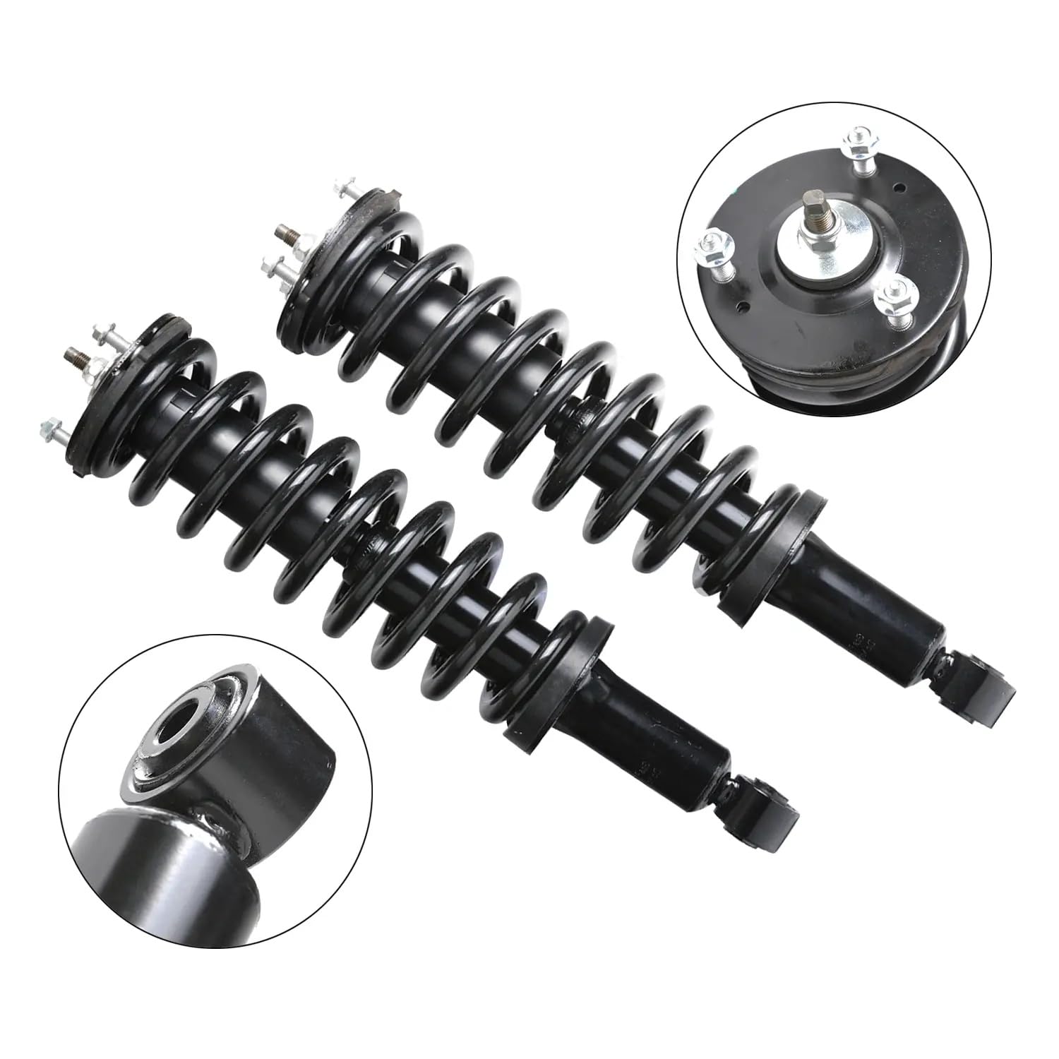 Maxfavor Front Complete Struts Assembly w/Coil Spring Compatible with 2001-2007 Toyota Sequoia without Automatic Rear Air Leveling System Replacement 171348L 171348R