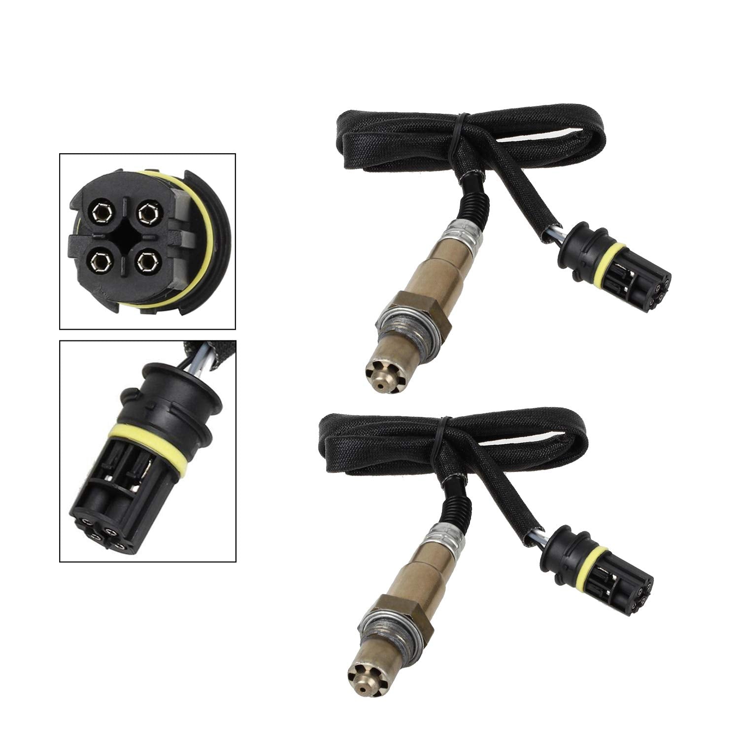 Maxfavor 2Pcs 234-4898 * 2 Downstream O2 Oxygen Sensor Compatible with Mercedes-Benz CLK55 AMG 2003 5.5L Oxygen O2 Sensor