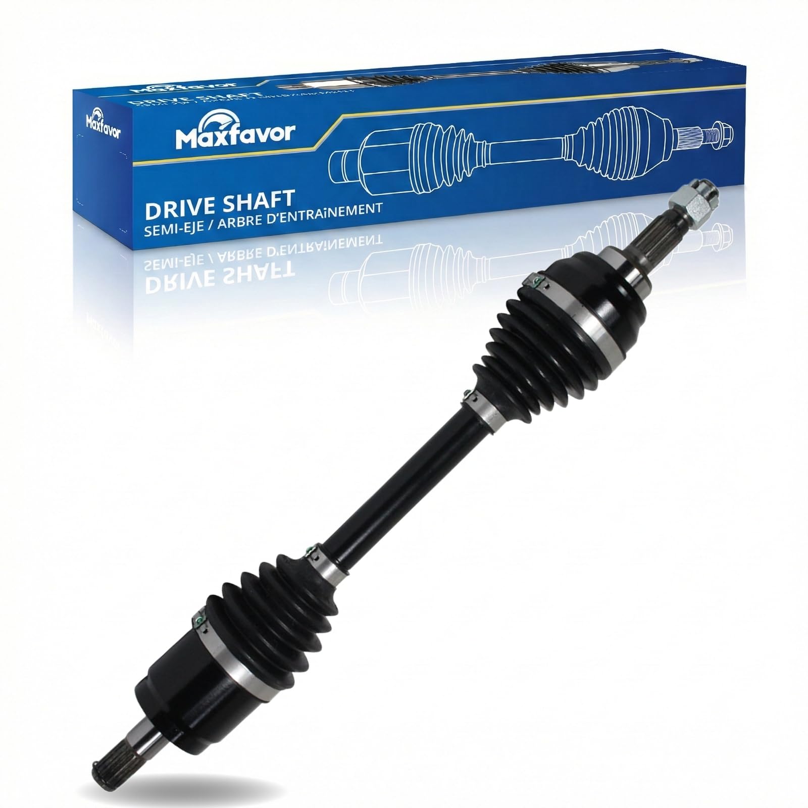 Maxfavor CV Axle Front Right Compatible with 1998-2004 Honda TRX450FM FourTrax Foreman S, 1998-2004 Honda TRX450FE FourTrax Foreman ES, Front Right Passenger Side CV Axle Joint Shaft Assembly