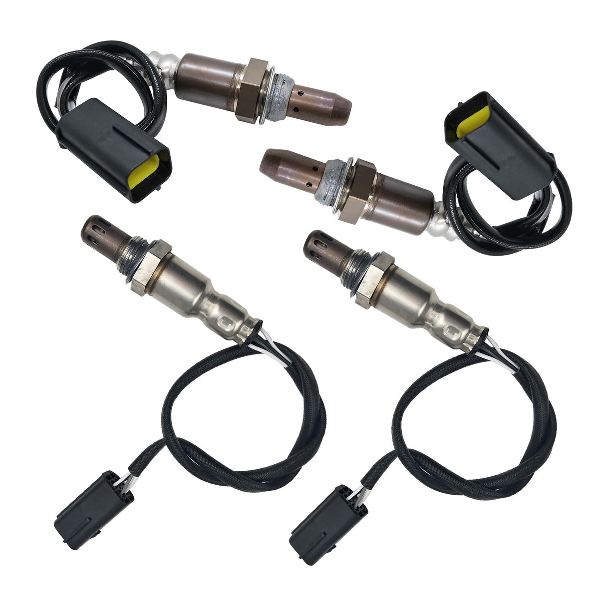 Maxfavor 4Pcs 234-9037 * 2 234-4380 * 2 Upstream Downstream O2 Oxygen Sensor Compatible with 2008 Infiniti G37 3.7L O2 Sensor