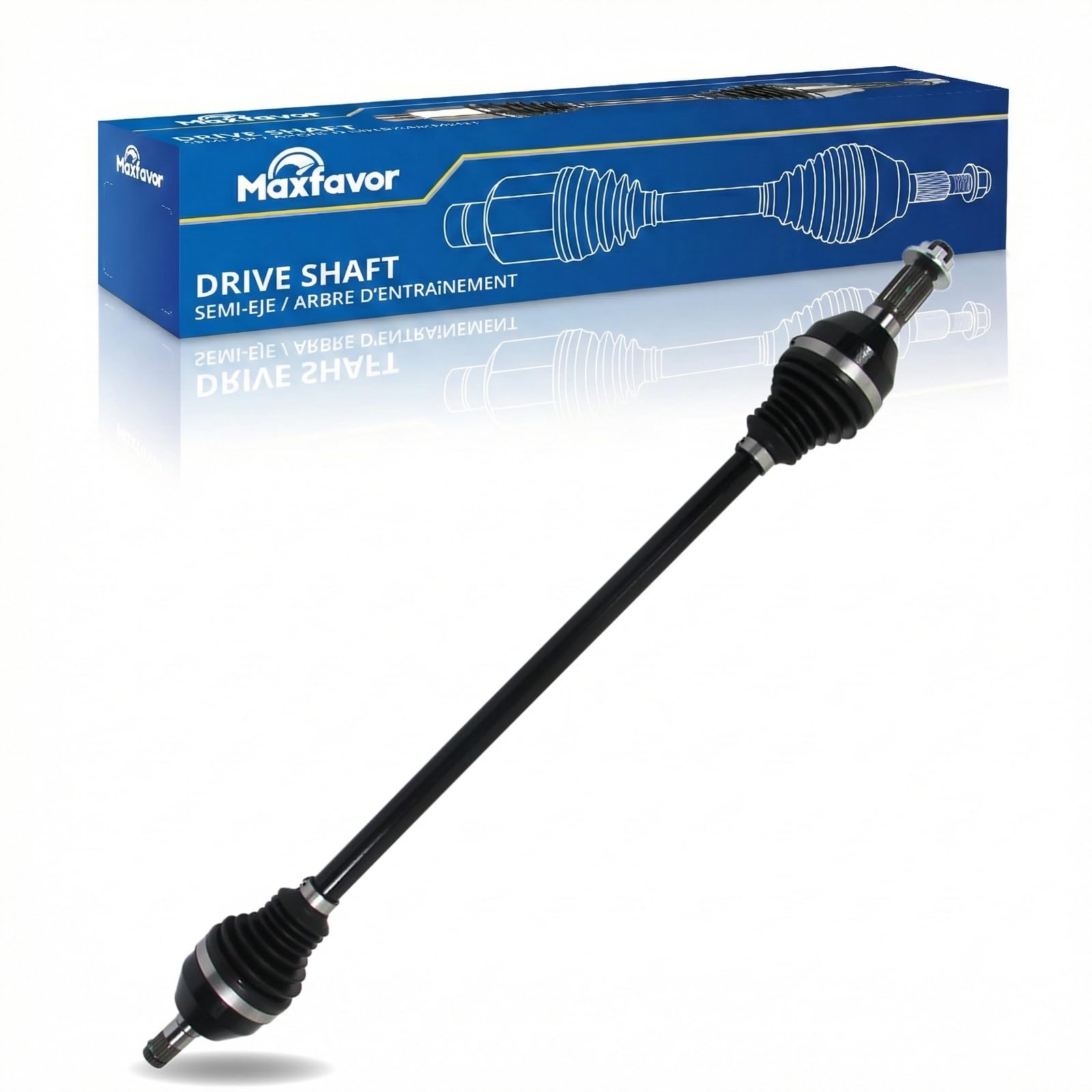 Maxfavor CV Axle Front Right Compatible with 2017-2018 Can-Am Maverick X3 X rs Turbo R, 2017-2019 Can-Am Maverick X3 Max X rs Turbo R, Front Right Passenger Side CV Axle Joint Shaft Assembly