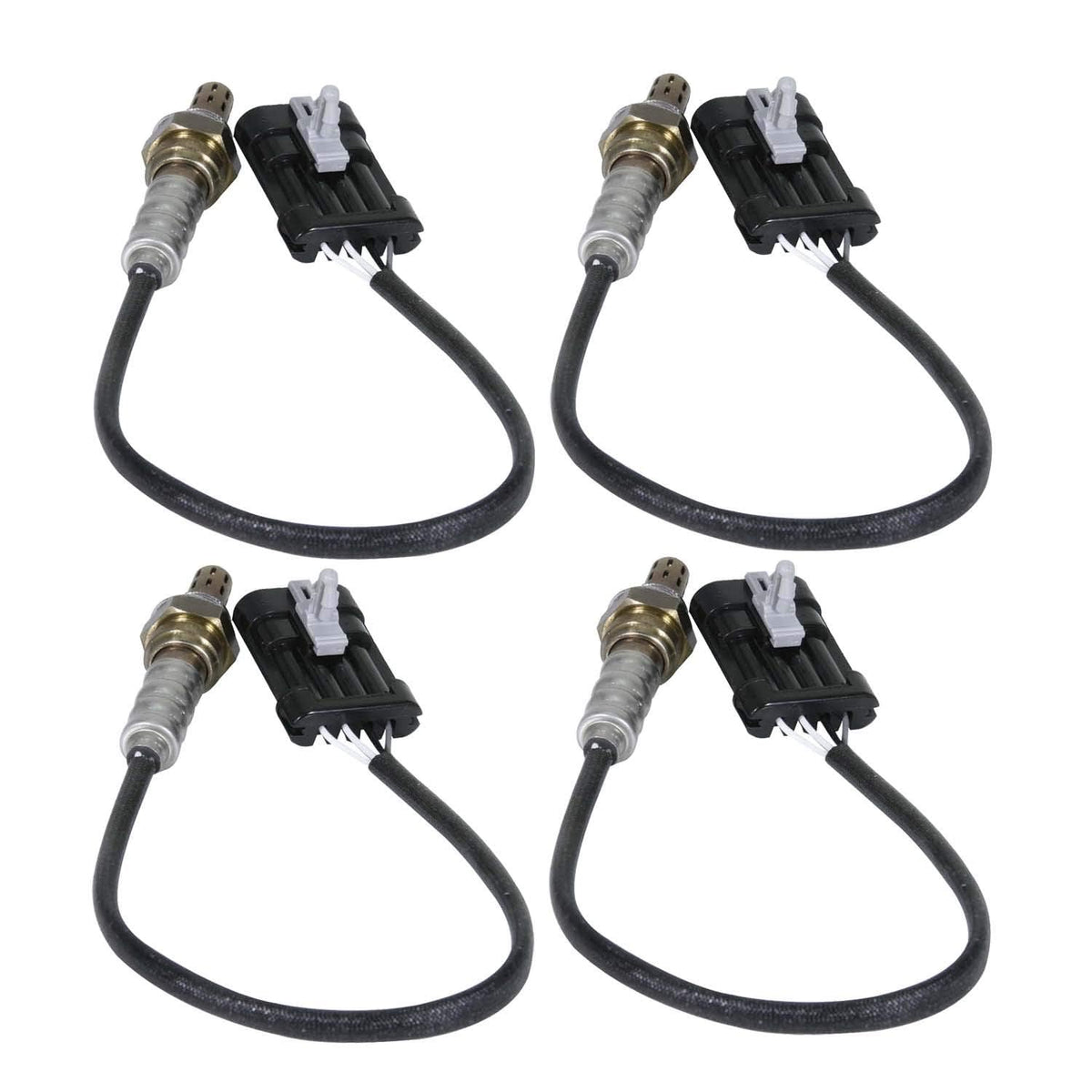 Maxfavor 4Pcs 234-4012 * 4 Upstream Downstream O2 Oxygen Sensor Compatible with 1996-99 Acura SLX, Cadillac Fleetwood, 1996-00 Chevy Honda Passport, 1996-01 Isuzu Amigo/Rodeo/Hombre/Trooper/VehiCROSS
