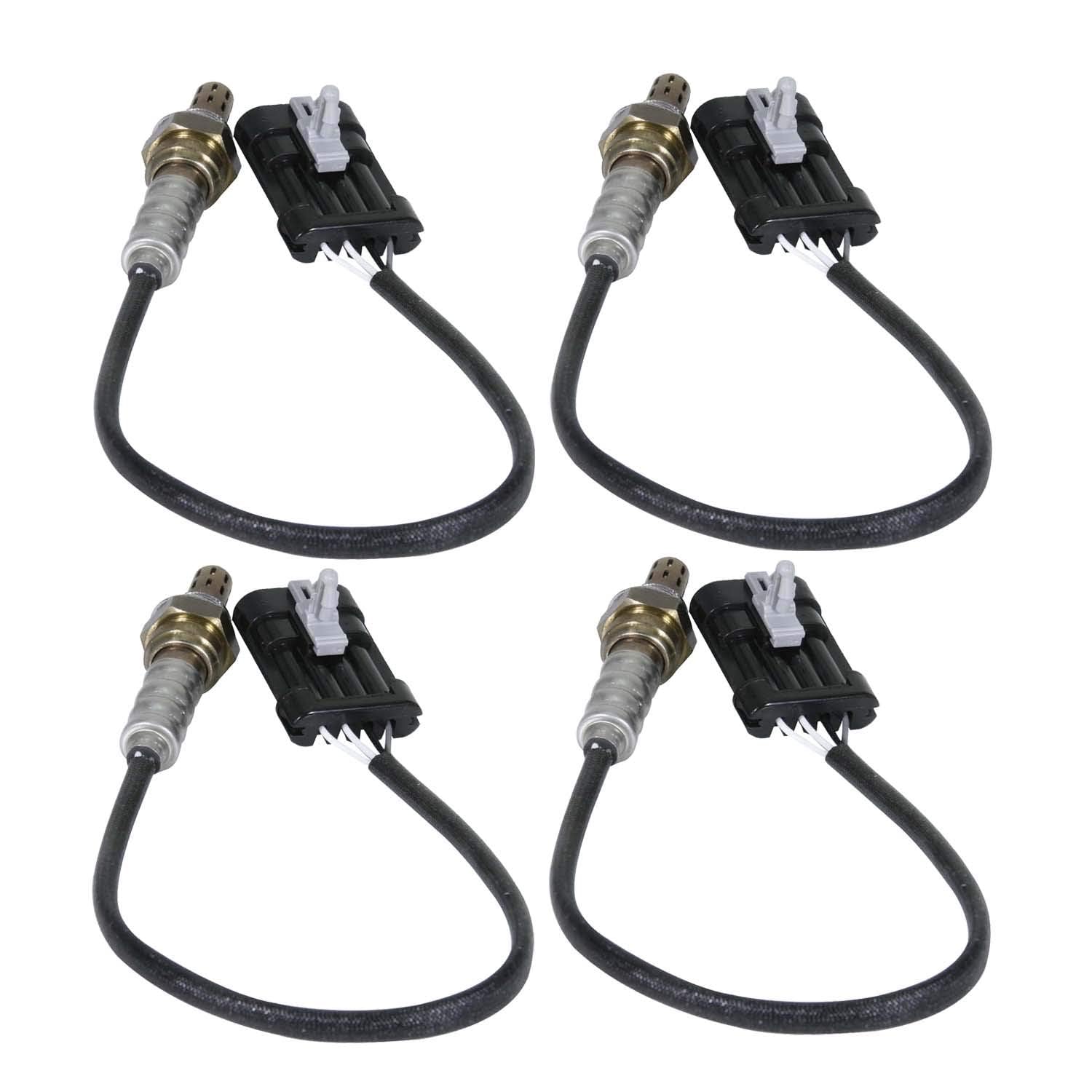 Maxfavor 4Pcs 234-4012 * 4 Upstream Downstream O2 Oxygen Sensor Compatible with 1996-99 Acura SLX, Cadillac Fleetwood, 1996-00 Chevy Honda Passport, 1996-01 Isuzu Amigo/Rodeo/Hombre/Trooper/VehiCROSS