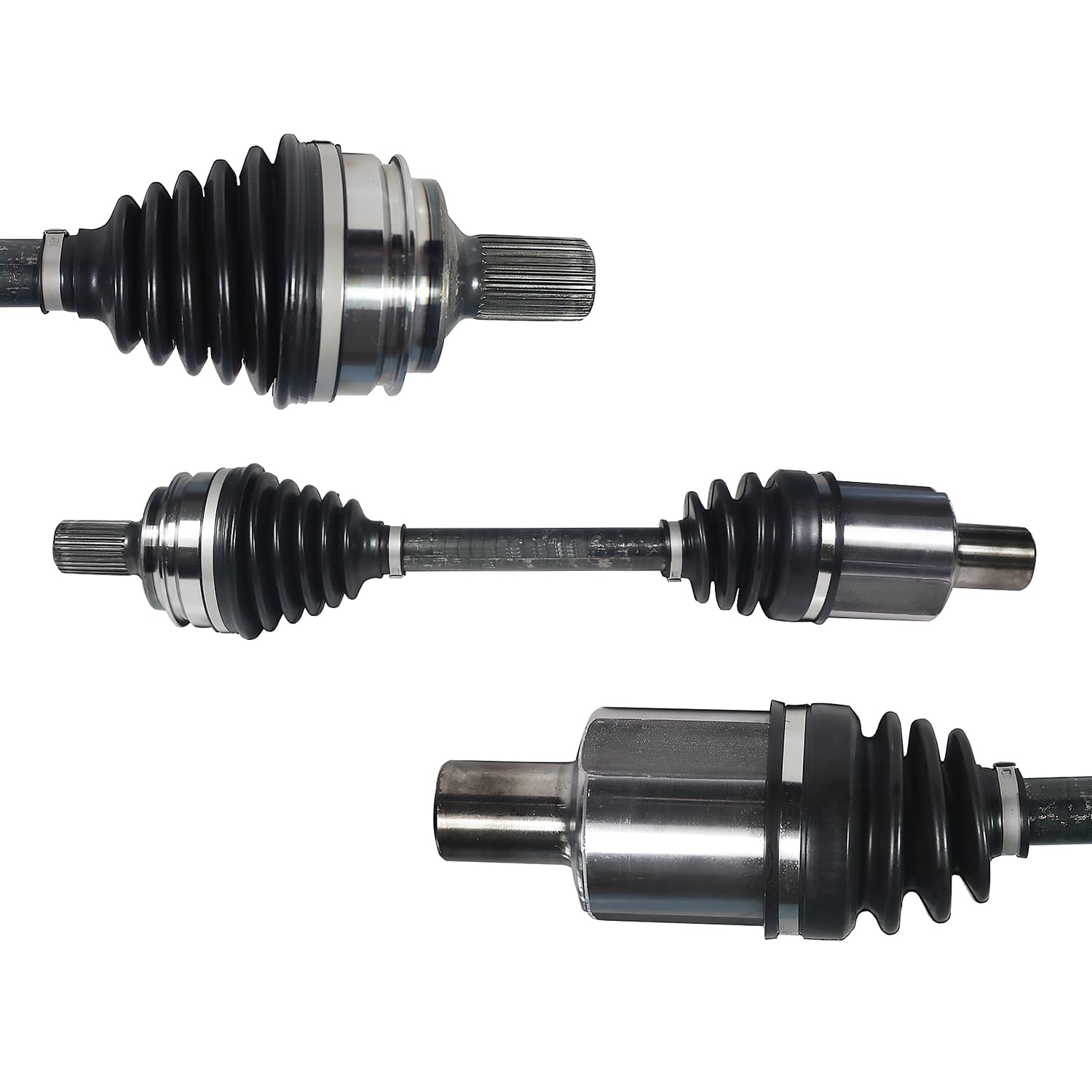 Front Pair CV Axle Shaft Assembly Compatible with Mercedes-Benz Models 2010-2015 GLK CV Joint Replace 212-330-02-00-80 212-330-18-01 212-330-20-01 212-330-57-01 212-330-57-01-80 212-330-02-00