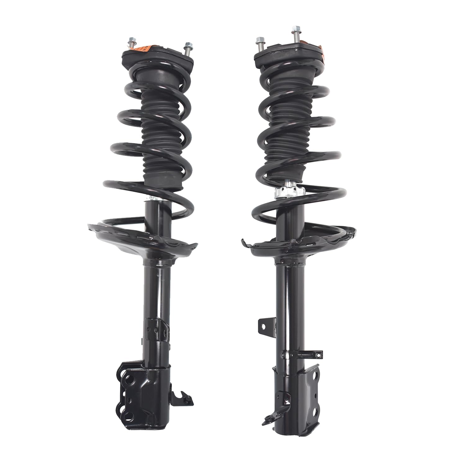 Maxfavor Pair of Rear Shock Absorbers and Struts Complete Assembly with Coil Spring Compatible with Toyota Highlander Hybrid 2008 2009 2010 2011 2012 2013, Replacement for 372490 372489