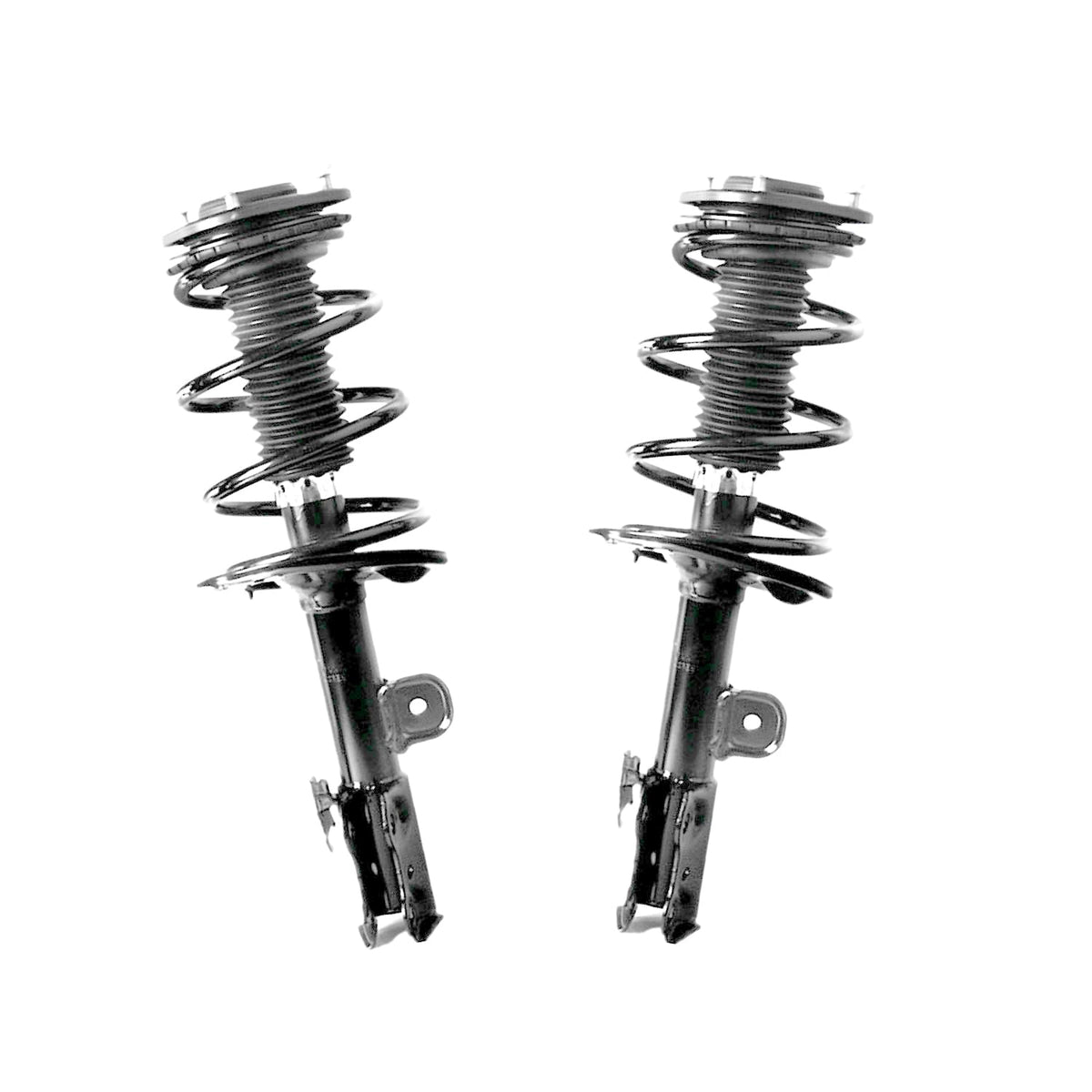 Maxfavor Pair of Front Shock Absorbers and Struts Assembly with Coil Spring, Compatible with Ford Flex 3.5L V6 2010 2011, Replacement for OE 272534 272535