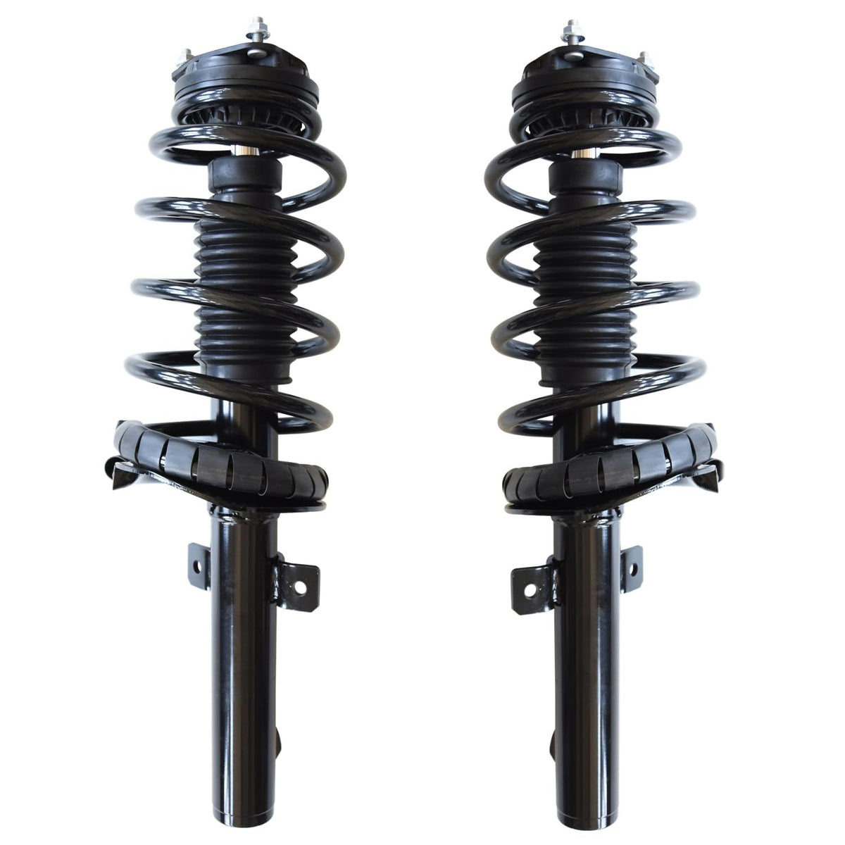 Maxfavor Pair of Front Shock Absorbers and Struts Complete Assembly with Coil Spring Compatible with Ford Transit Connect 2010 2011 2012 2013 FWD, Replacement for 172479