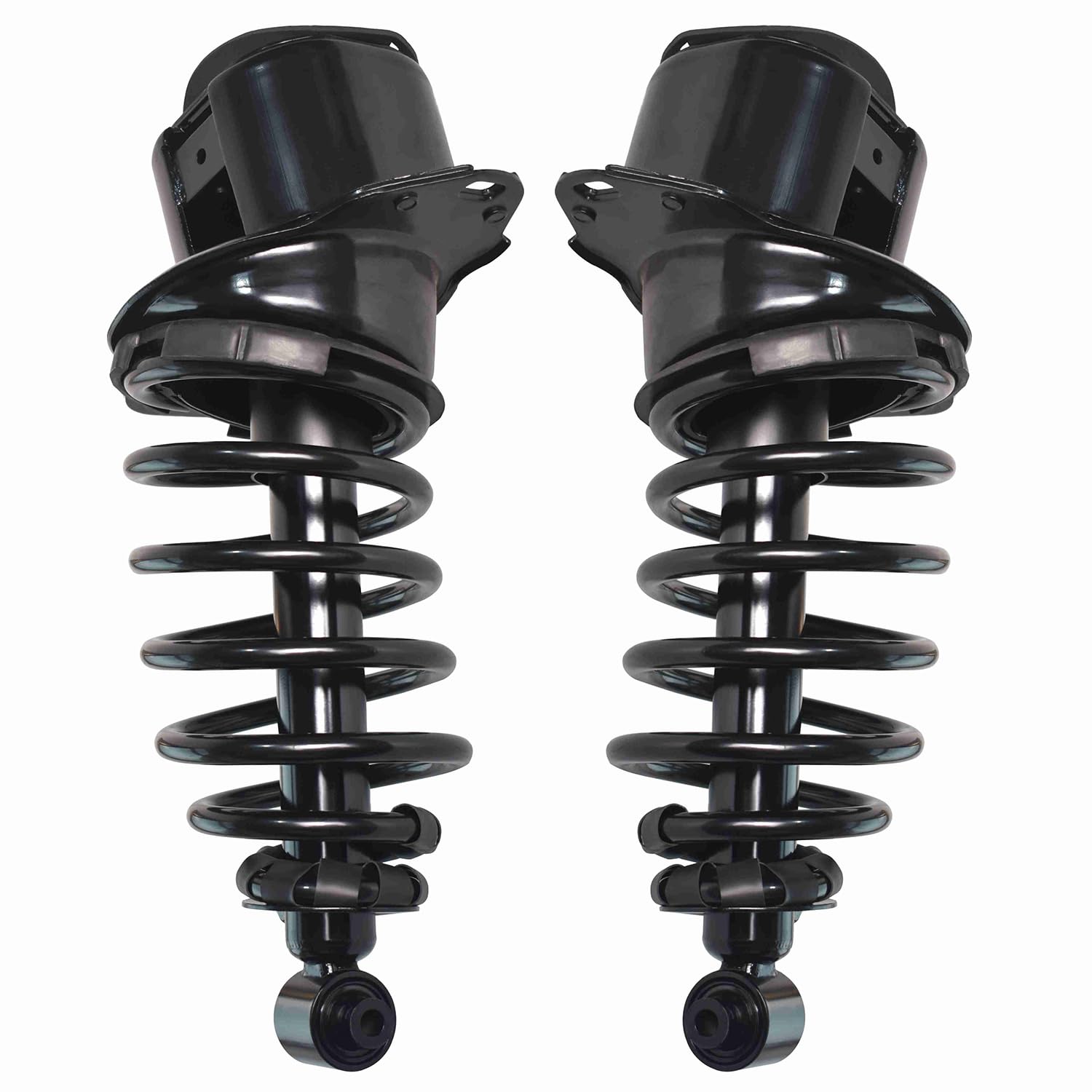 Maxfavor Pair of Rear Shock Absorbers and Struts Complete Assembly with Coil Spring Compatible with Ford Five Hundred 2005-2007 & Mercury Montego 2005-2007, Replacement for 2345782L 2345782R