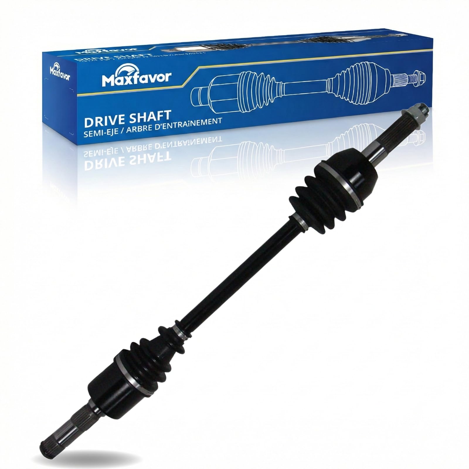 Maxfavor CV Axle Rear Left Compatible with 2014 Polaris Ranger 900 Crew EPS LE, 2014 Polaris Ranger 900 Crew EPS, 2014 Polaris Ranger 900 Crew, Rear Left Side CV Axle Joint Shaft Assembly