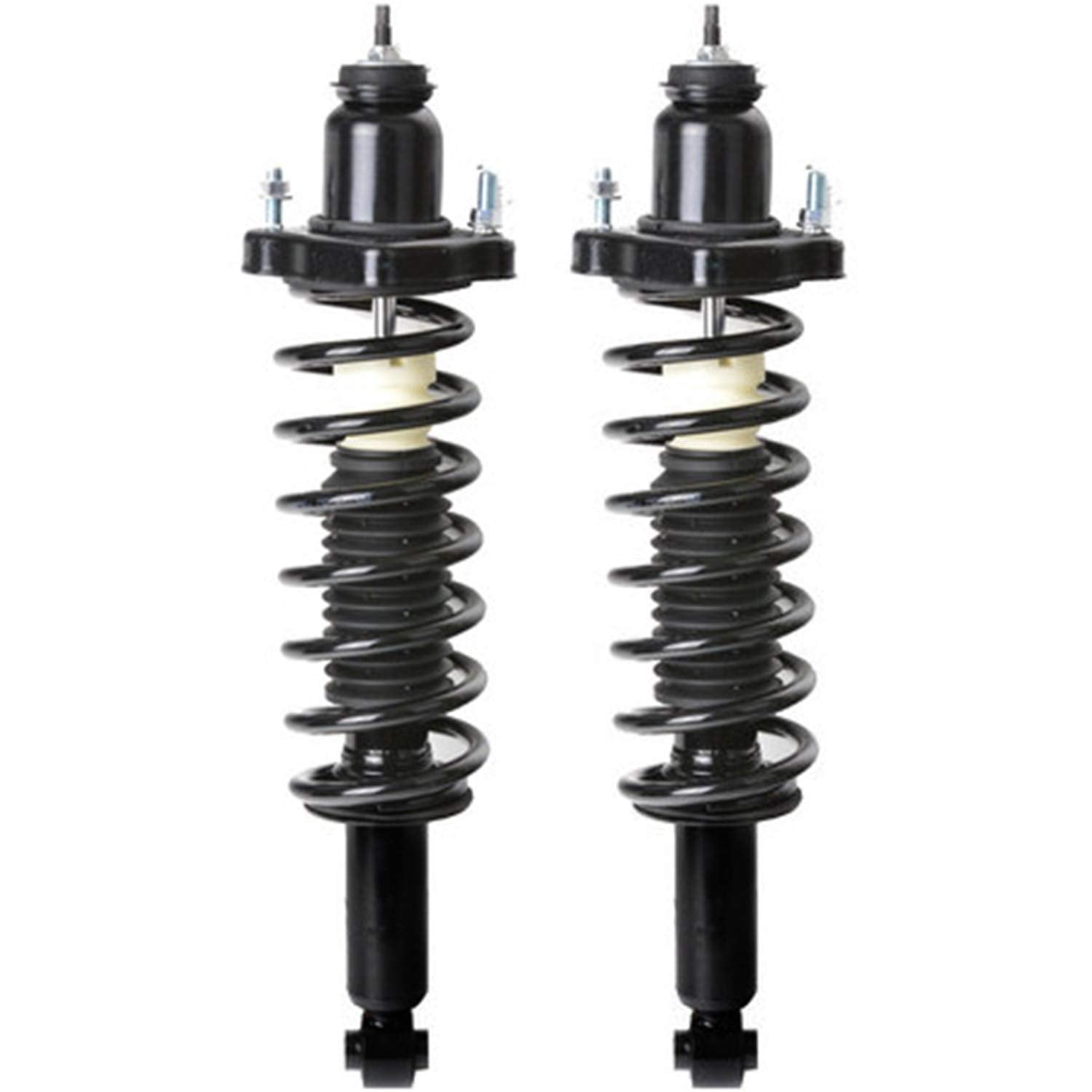 Maxfavor Struts Shock Absorbers for Dodge Caliber 2007-2012, 2 Complete Front Struts w/Coil Spring, 2 Rear Shock Absorbers Assembly Replacement 172401