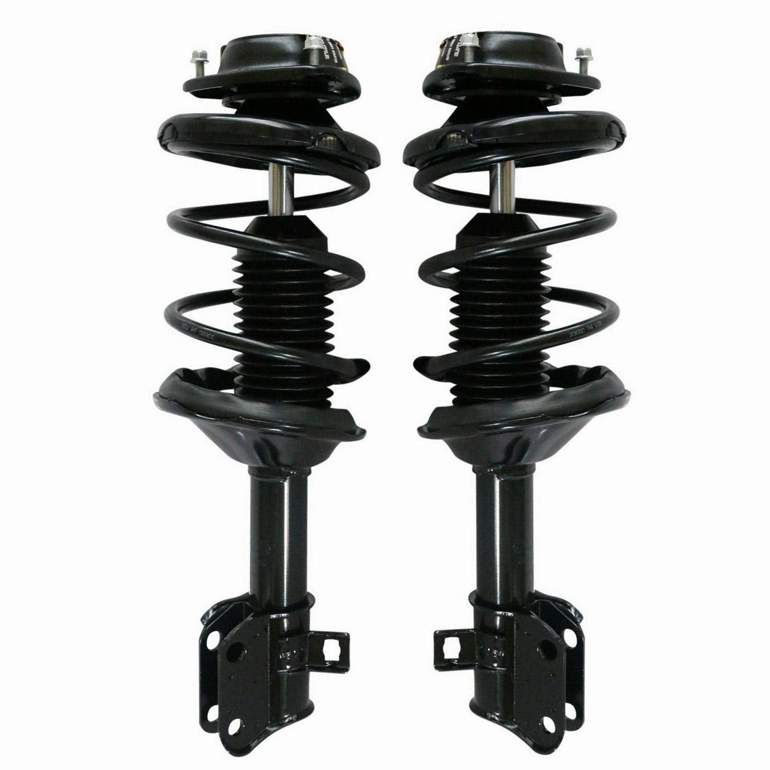 Maxfavor Pair of Front Shock Absorbers and Struts Complete Assembly with Coil Spring Compatible with Subaru Impreza 1993-2002, Replacement for 171444 171443