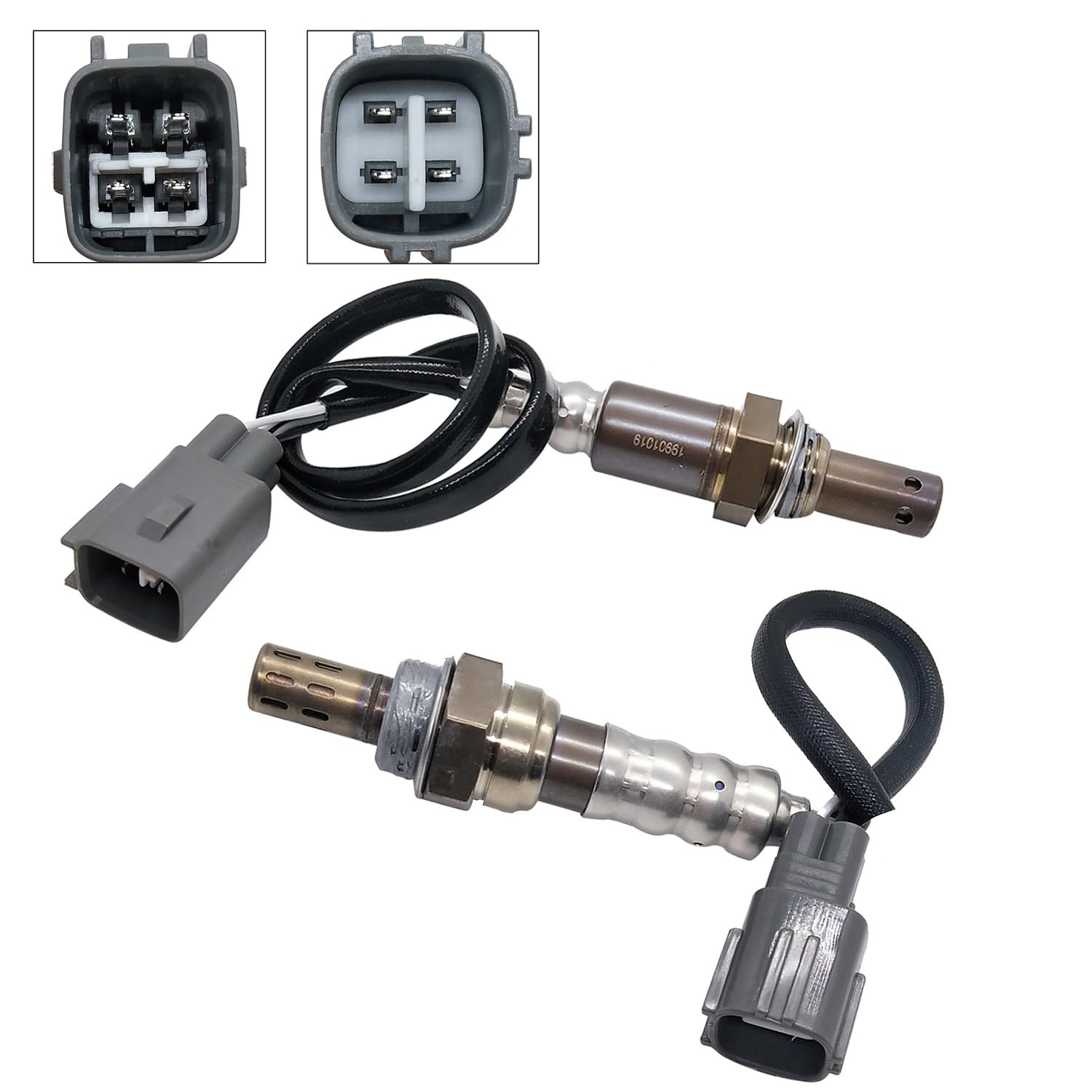 Maxfavor 2Pcs 234-9145 234-4758 Upstream Downstream O2 Oxygen Sensor Compatible with 2014 Lexus GX460 4.6L, Lexus LX570 5.7L, with Toyota Tundra 4.6L, Land Cruiser 5.7L O2 Sensor
