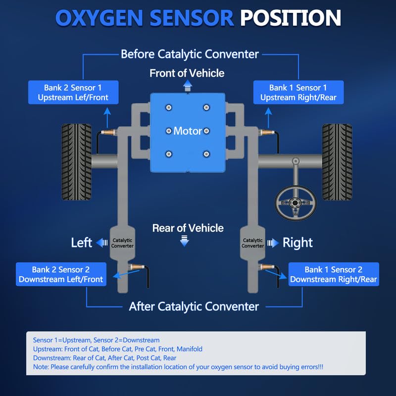 Maxfavor 234-9117 Oxygen O2 Sensor Upstream Compatible with 2012-2015 Civic 2012-2016 CR-Z 2011-2014 Fit 2011-2014 Insight, for 2013-2015 ILX