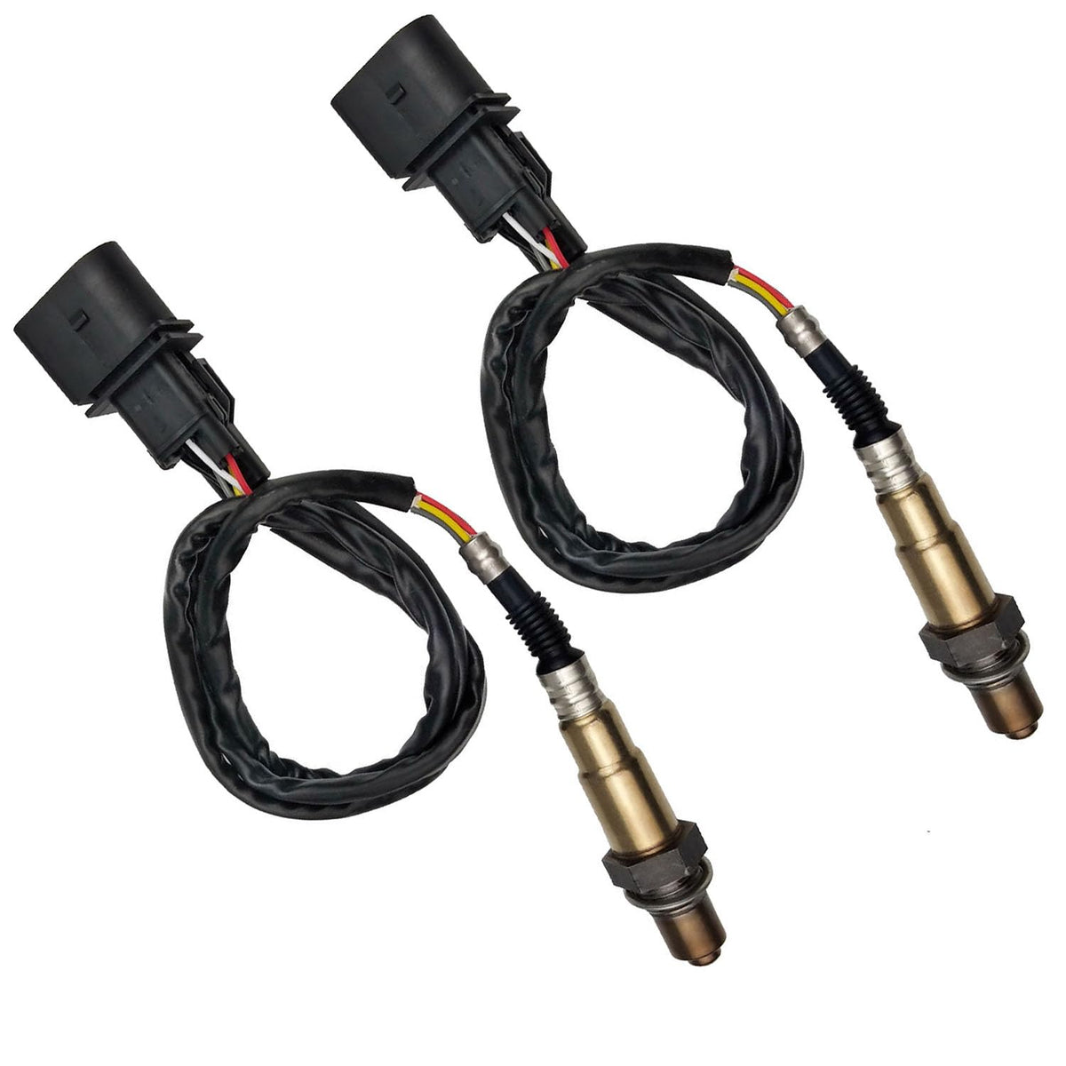Maxfavor 2Pcs 234-5115 * 2 Upstream O2 Oxygen Sensor Works with 2004 2005 2006 Audi A8 Quattro 4.2L, 2004-2007 Volkswagen Touareg 4.2L O2 Oxygen Sensor