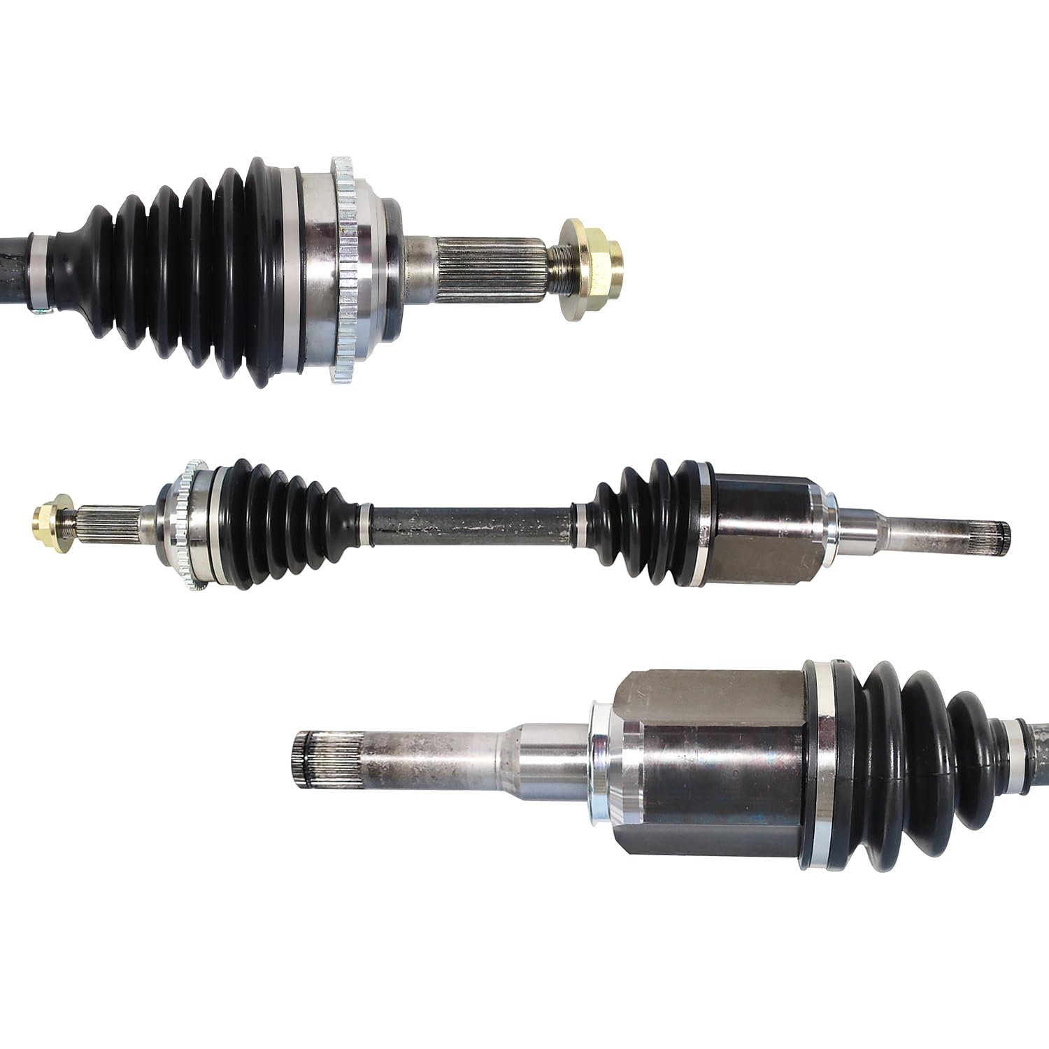 Front Pair CV Axle Shaft Assembly Compatible with Ford Models 2010-2012 Fusion Fit for Mercury Models 2010-2011 Milan CV Joint Replace AE5Z-3A427-F 6E5Z-3A428-GA 8E5Z-3A428-C AE5Z-3A427-C