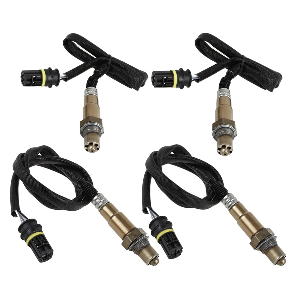 Maxfavor 4Pcs 234-4893 234-4897 234-4899 * 2 Upstream Downstream O2 Oxygen Sensor Compatible with Mercedes-Benz 2003-05 C240 2.6L/C320 3.2L, 2004-05 E320 3.2L, 2004-06 E500 5.0L, 2005-11 SLK55 AMG
